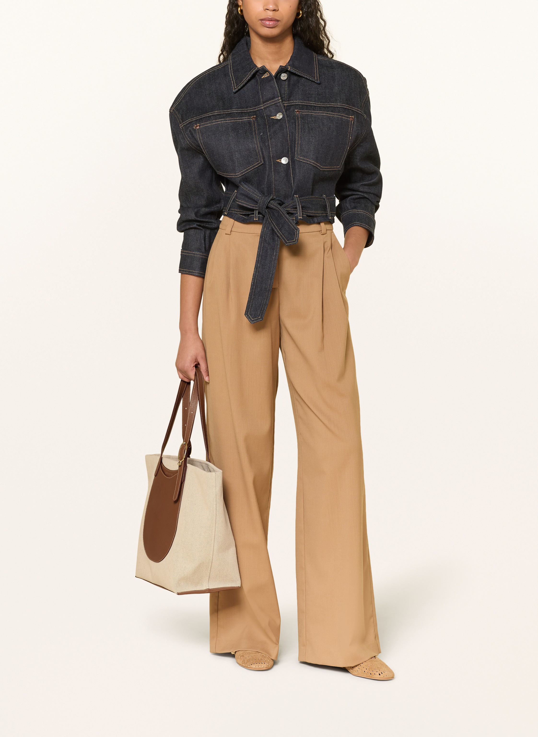 Thumbnail - Longchamp Shopper Complice beige