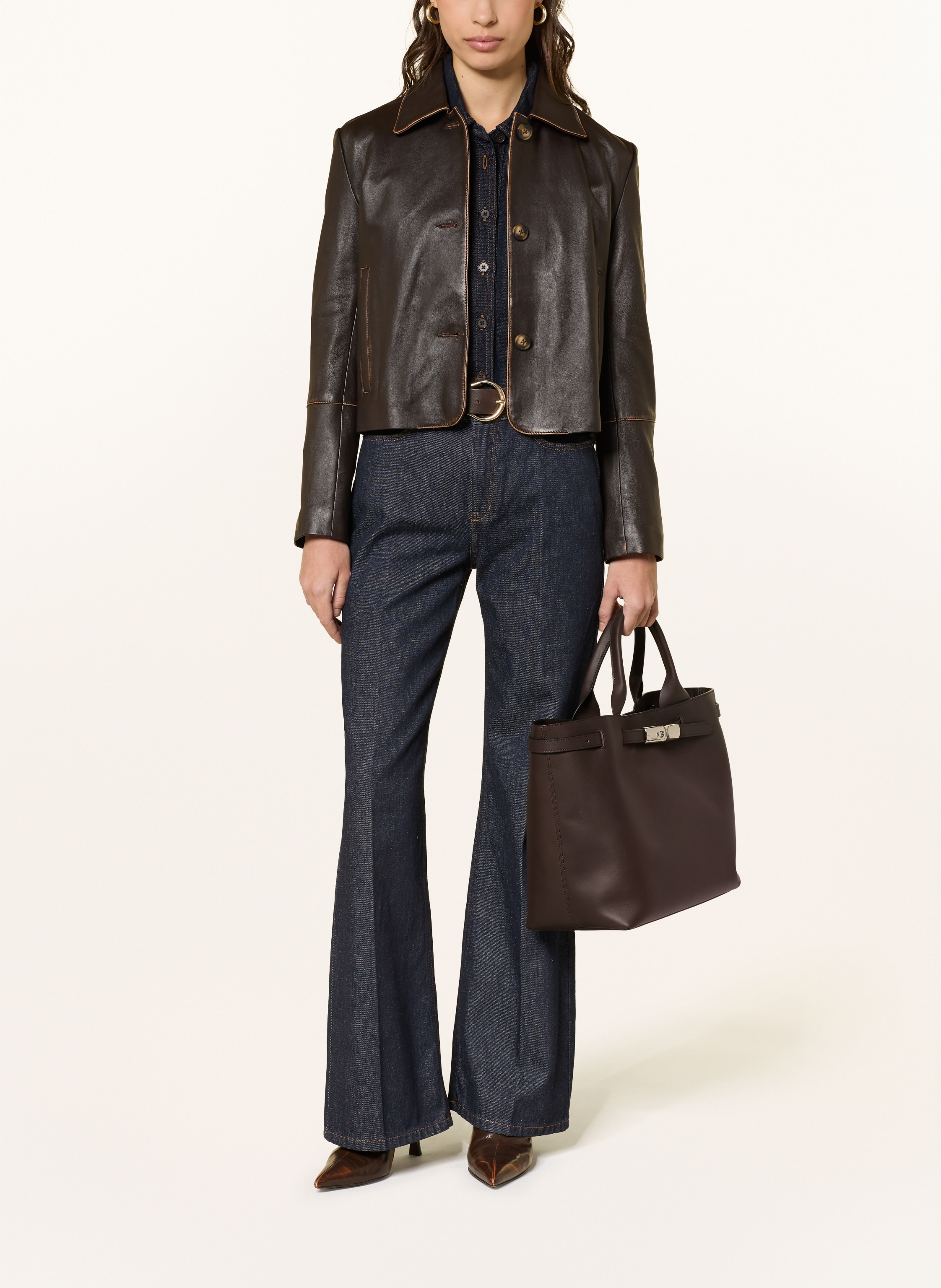 Thumbnail - Longchamp Shopper Le Smart braun