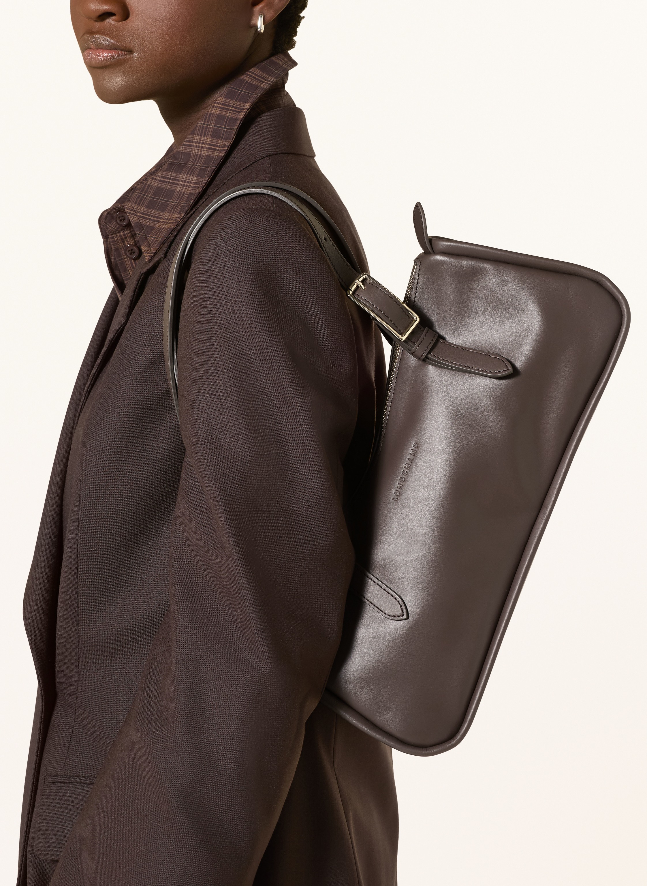 Thumbnail - Longchamp Handtasche Looong Large braun