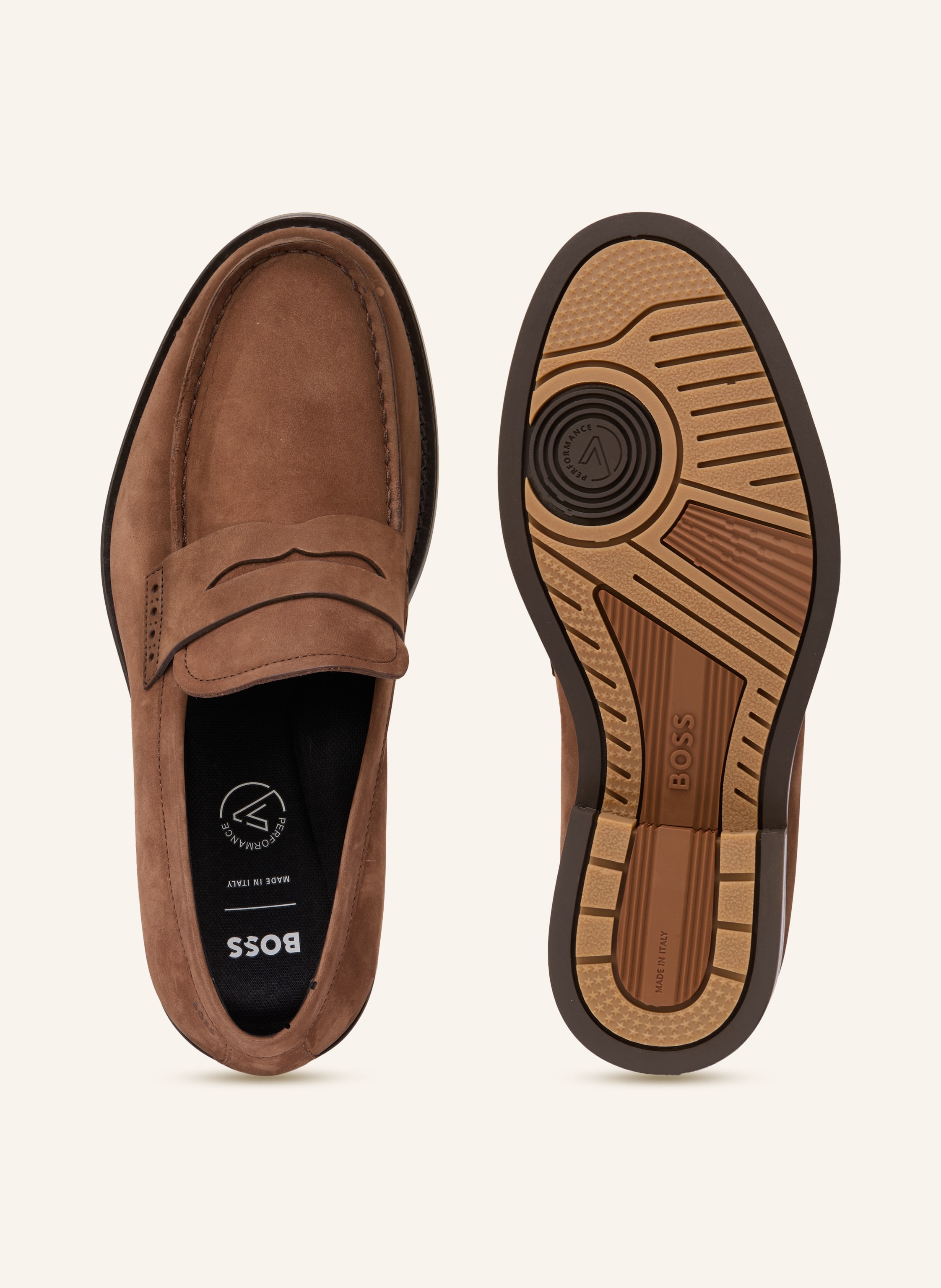 Thumbnail - Boss Penny-Loafer Dressletic braun