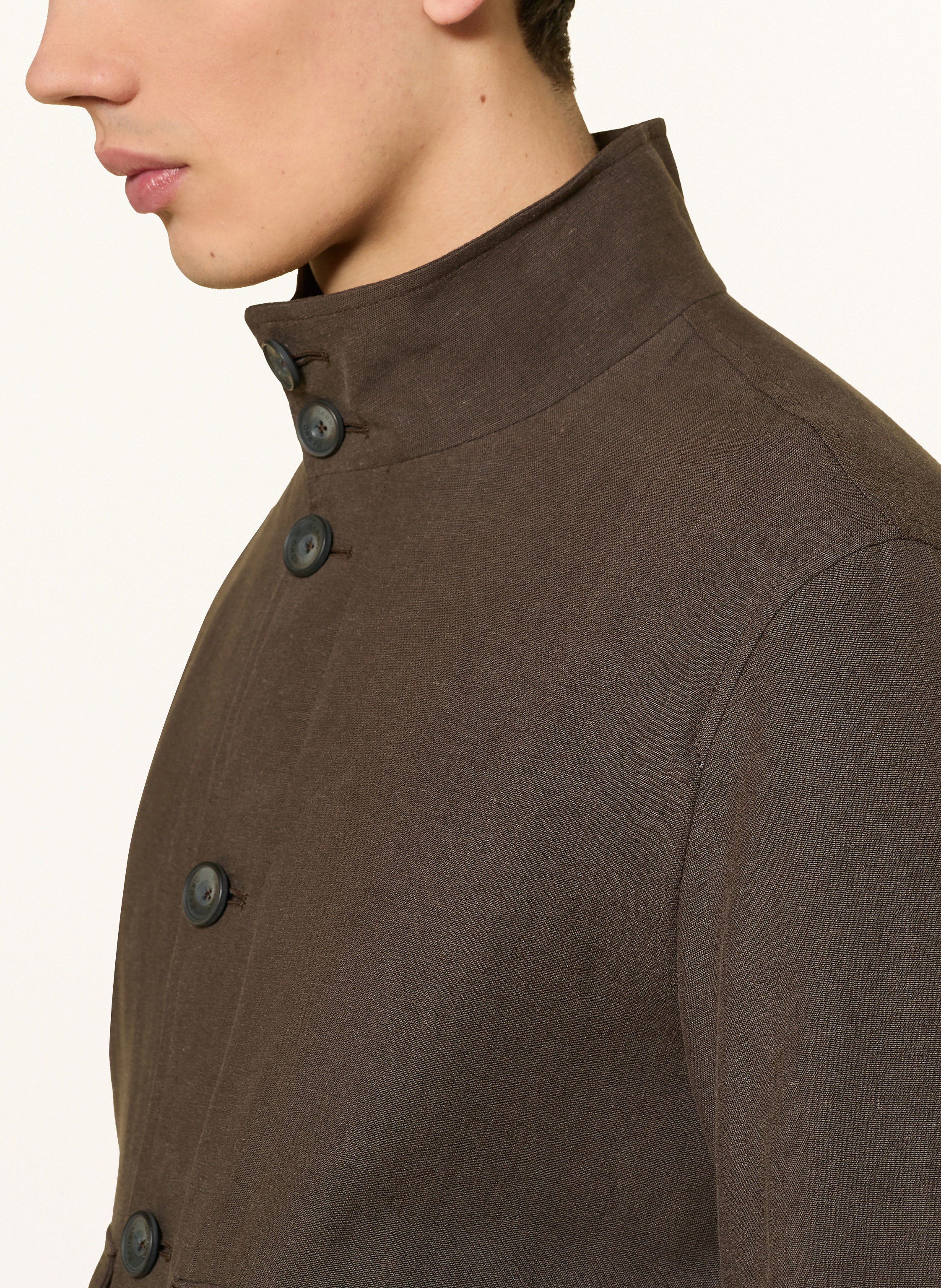 Thumbnail - Herno Leinenblouson braun