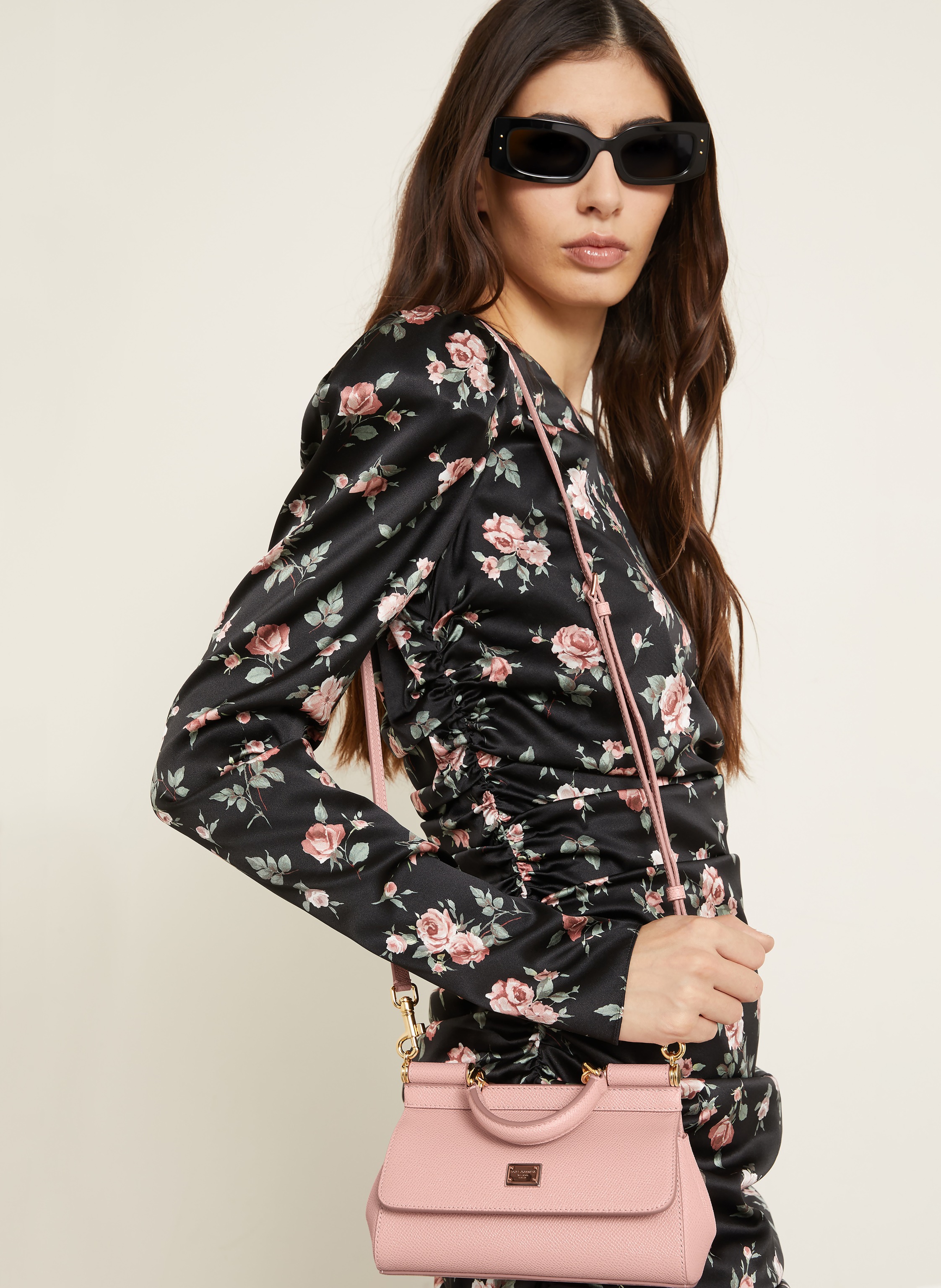 Thumbnail - Dolce & Gabbana Umhängetasche Sicily Small rosa