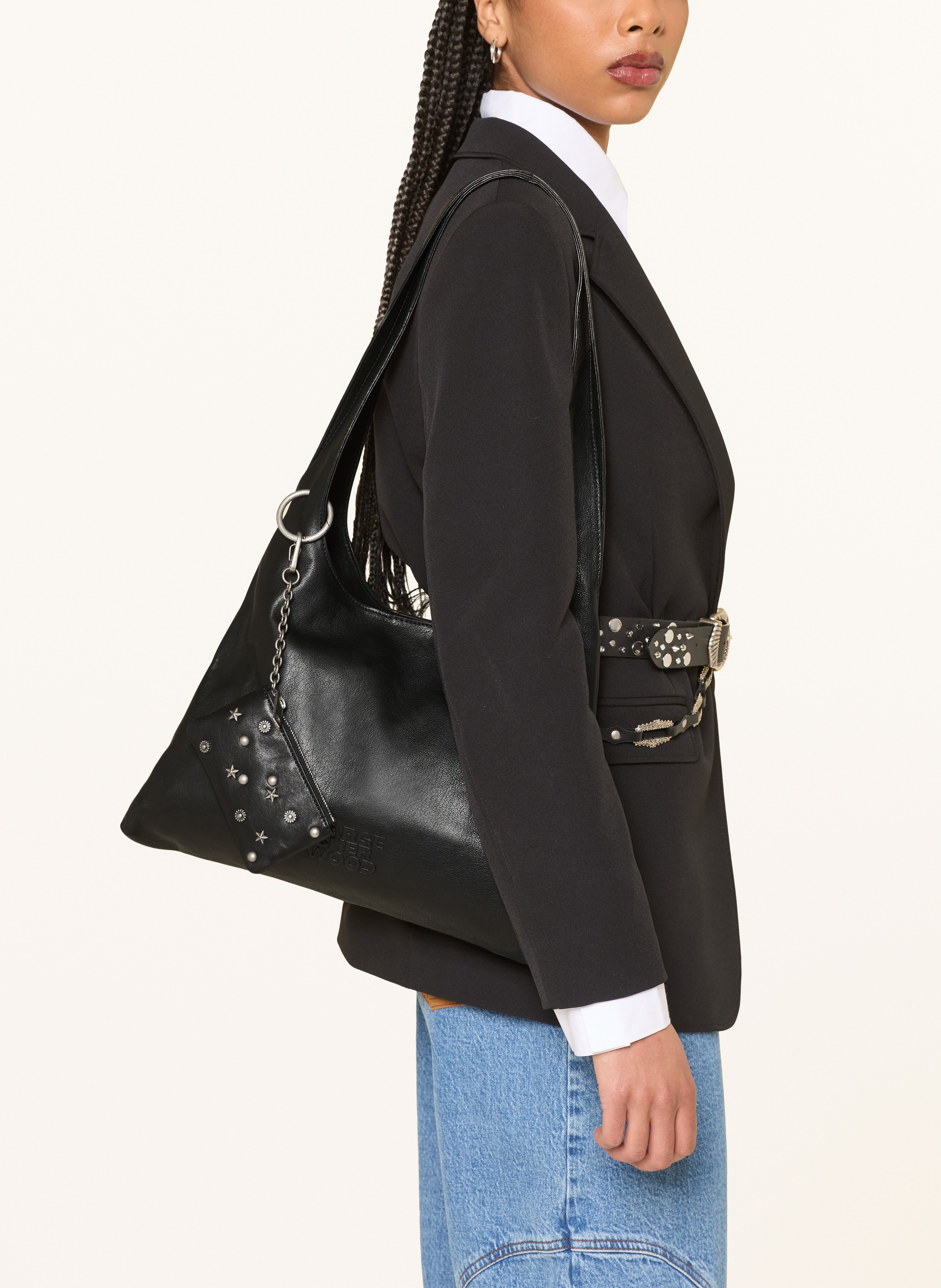 Thumbnail - Marge Sherwood Schultertasche Large schwarz