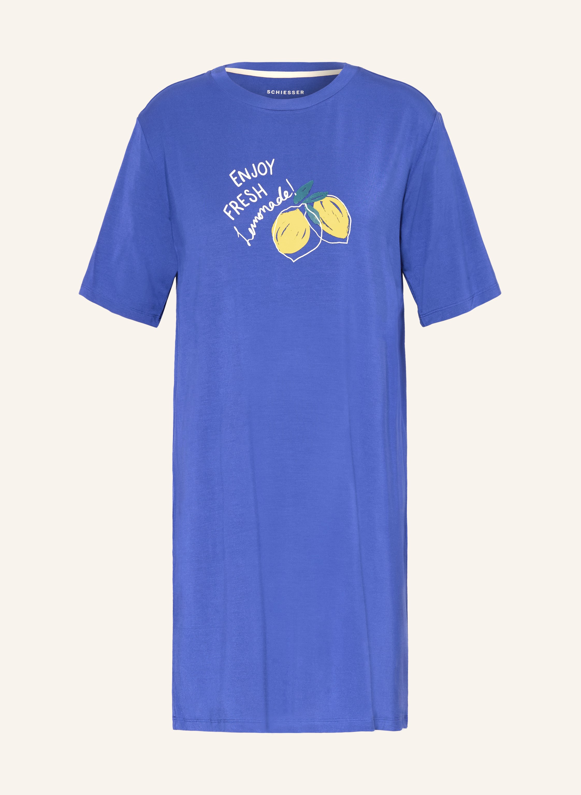 Schiesser Nachthemd blau