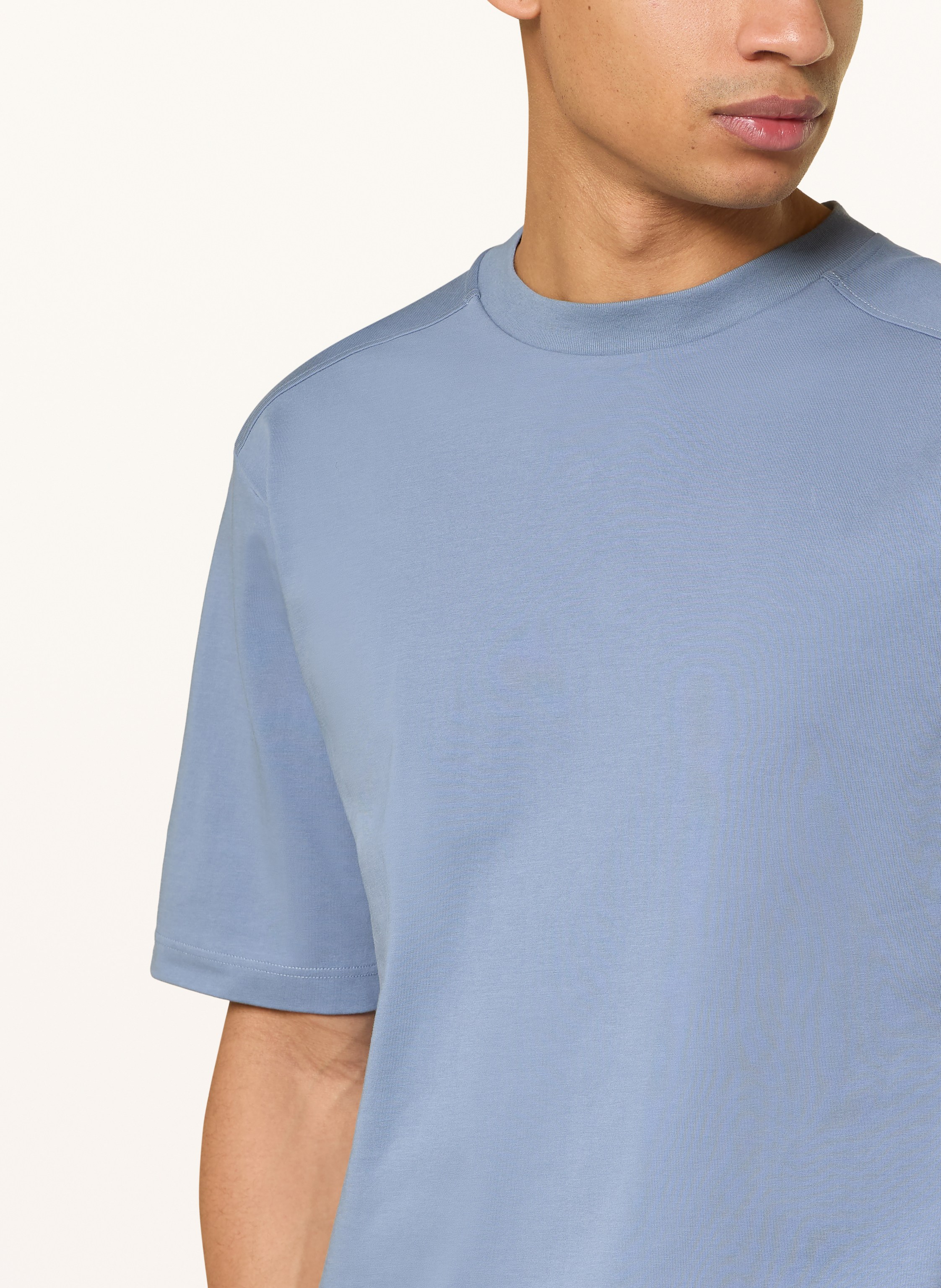 Thumbnail - Schiesser Shorty-Schlafanzug Modern Nightwear blau