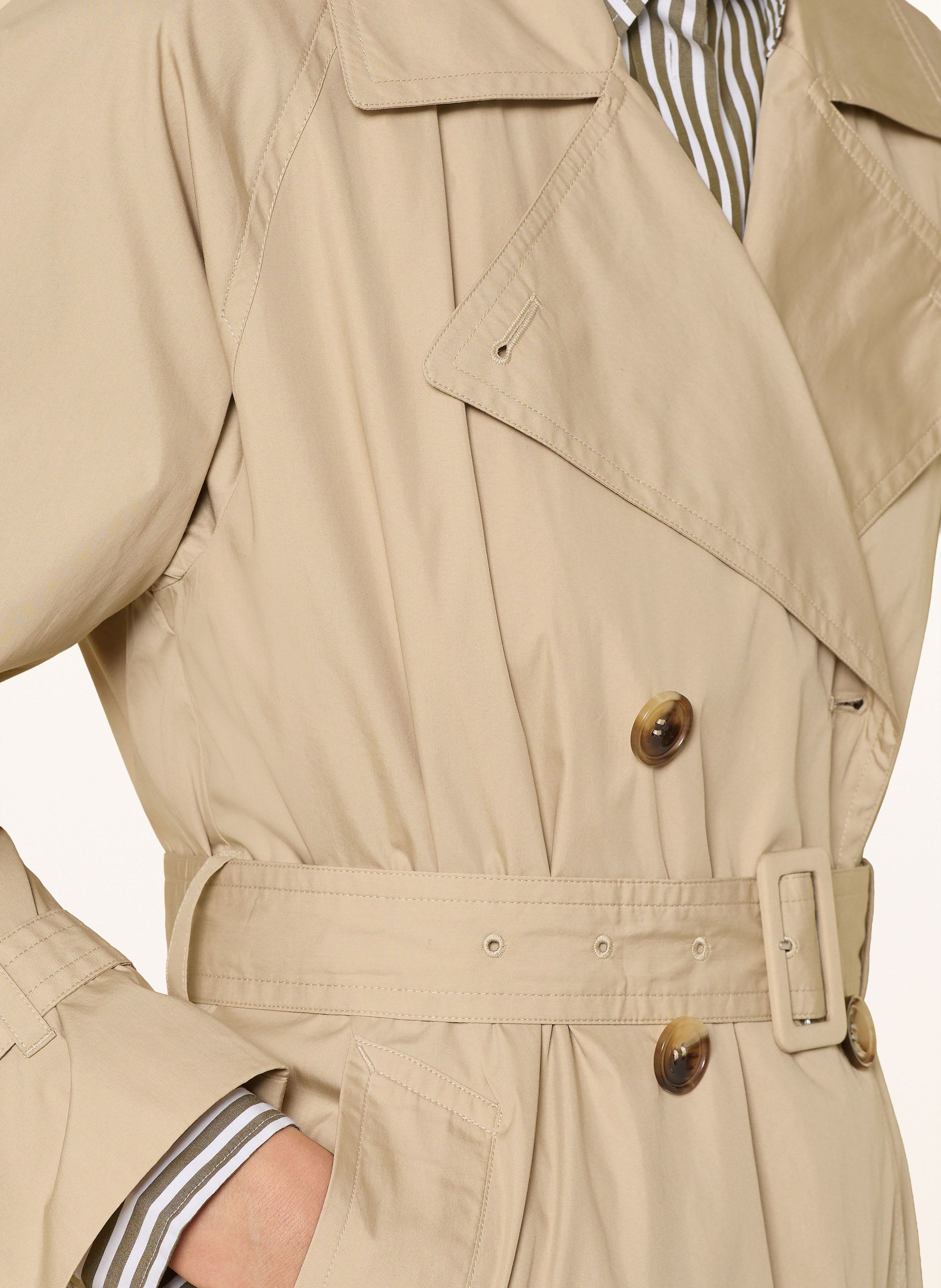 Thumbnail - Gant Trench-Jacke beige