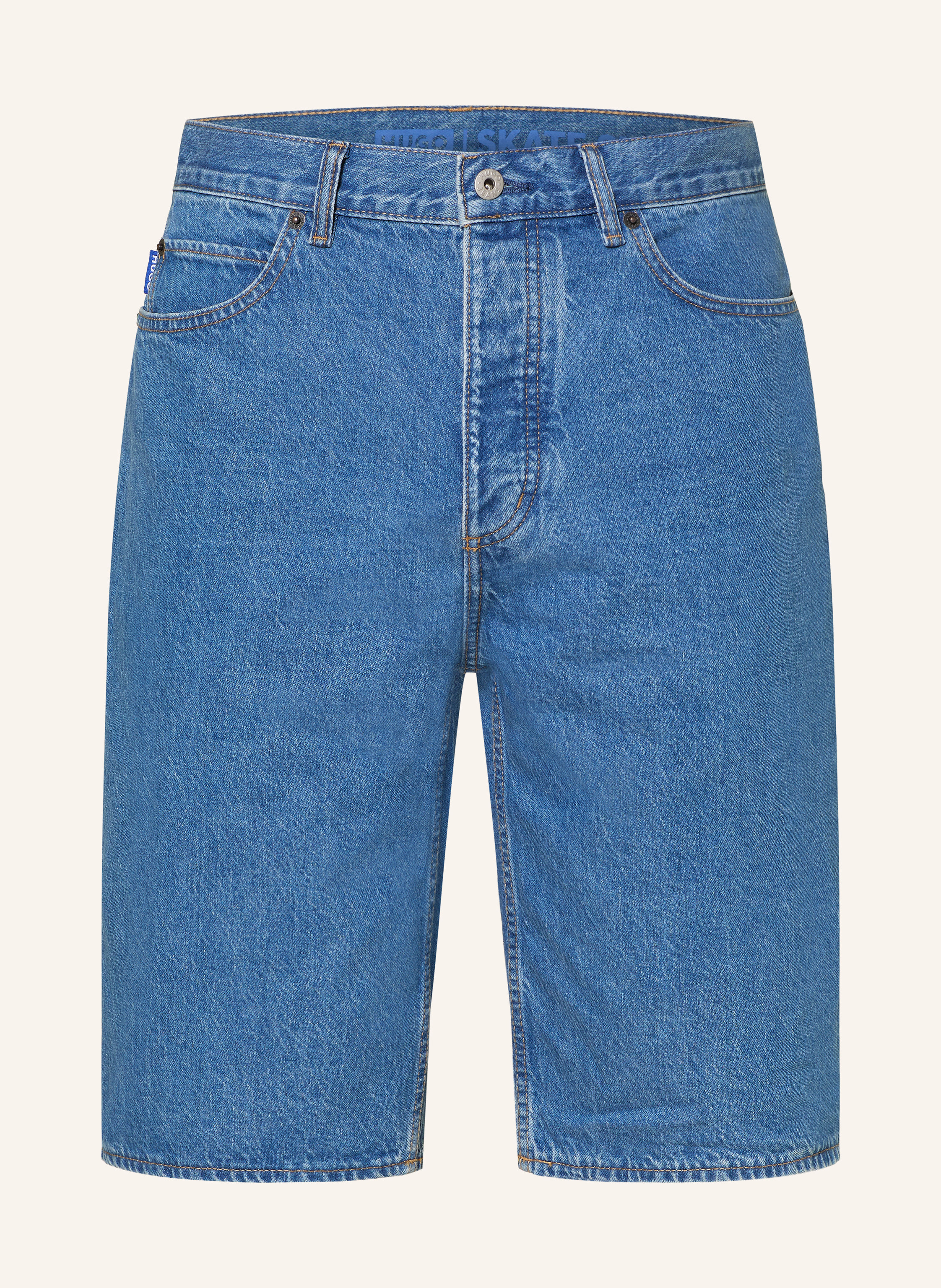 Hugo Jeansshorts Skate Straight Fit blau
