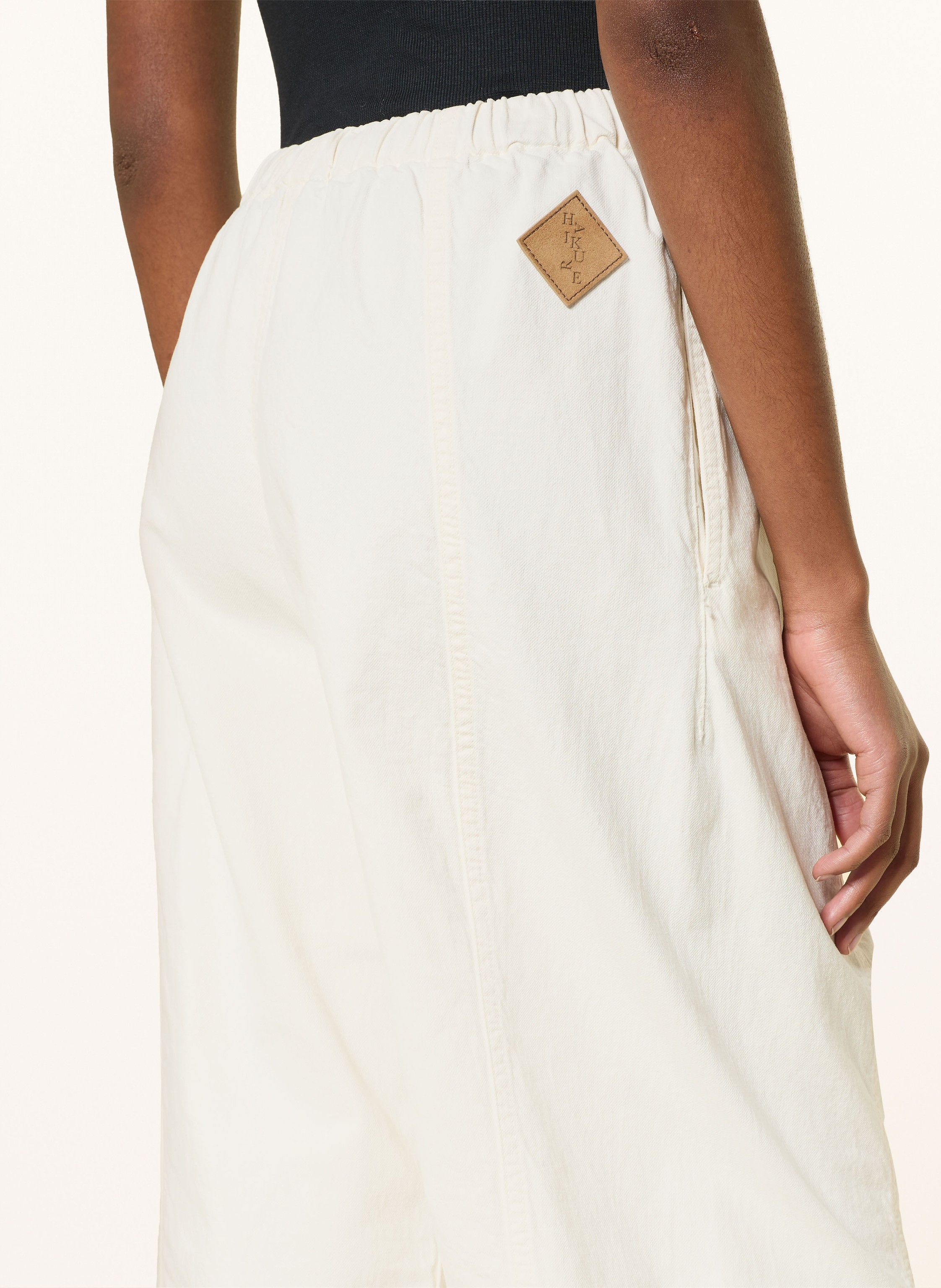 Thumbnail - Haikure Wide Leg Jeans Angel weiss