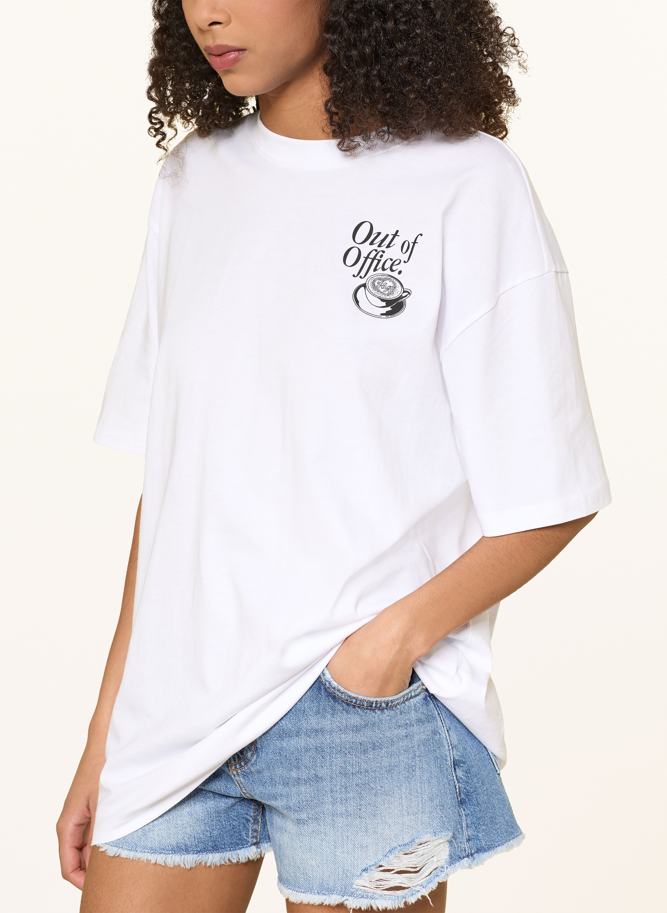 Thumbnail - Hugo Oversized-Shirt weiss