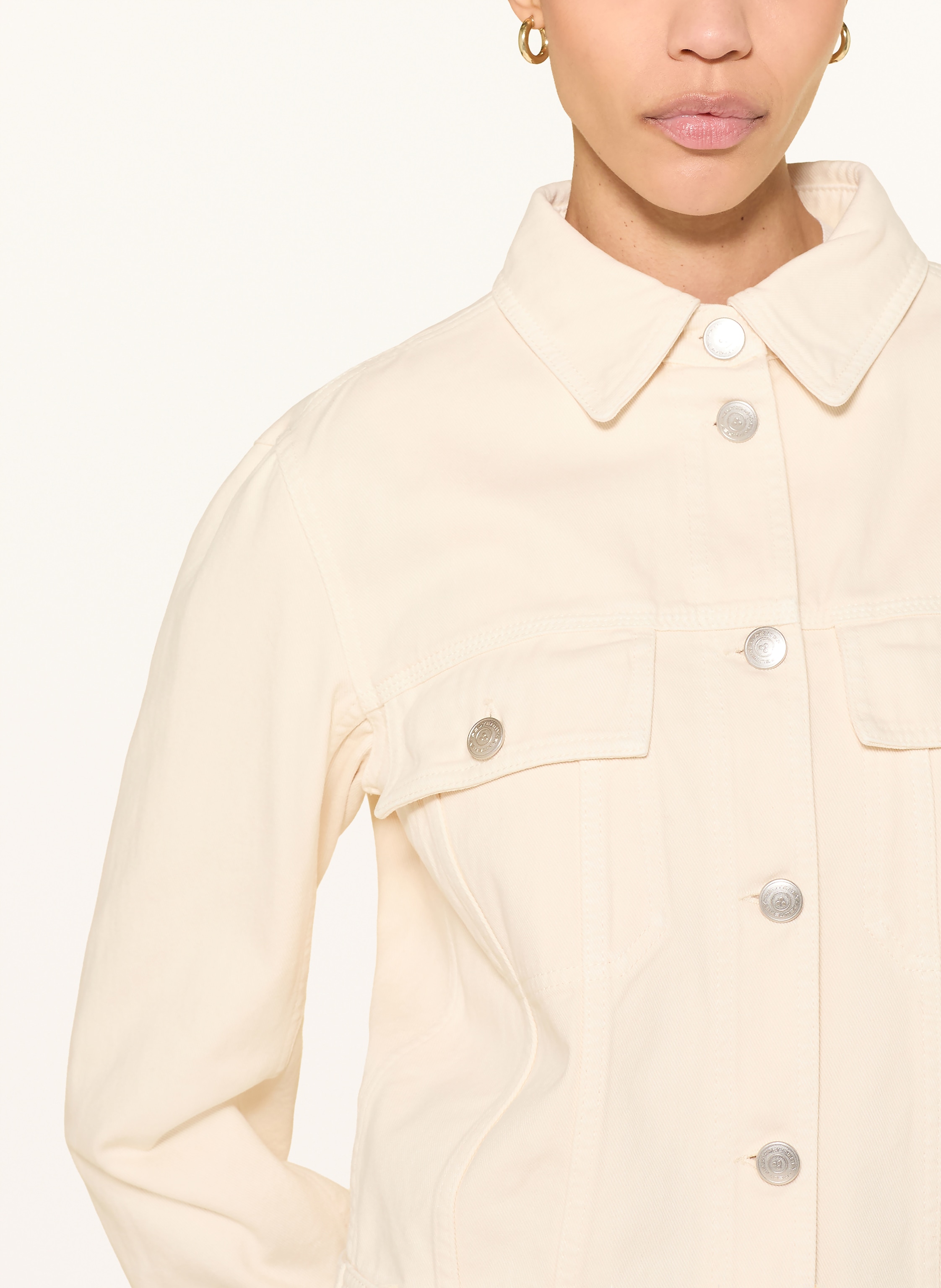 Thumbnail - Peuterey Jeansjacke Lala Bull weiss