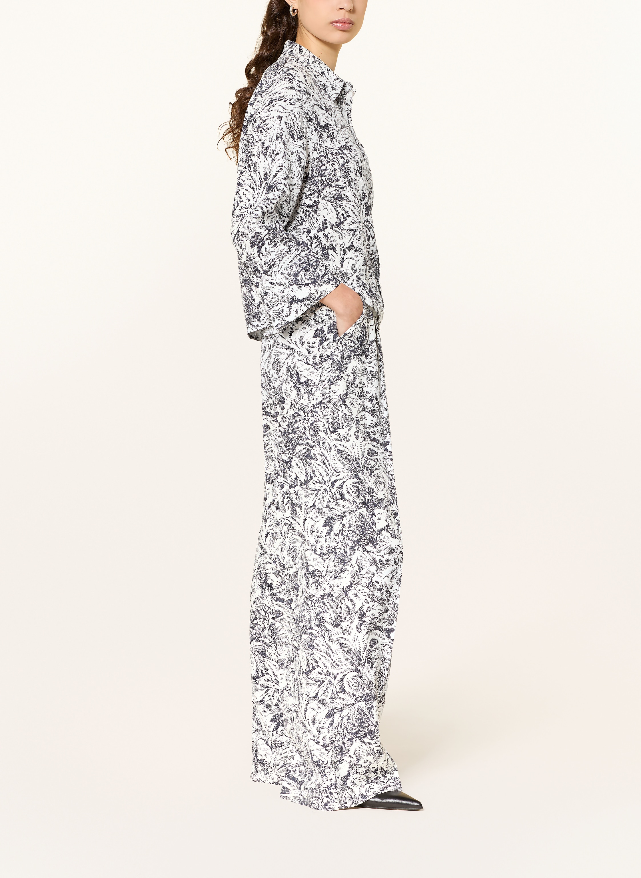 Thumbnail - Windsor. Marlenehose blau