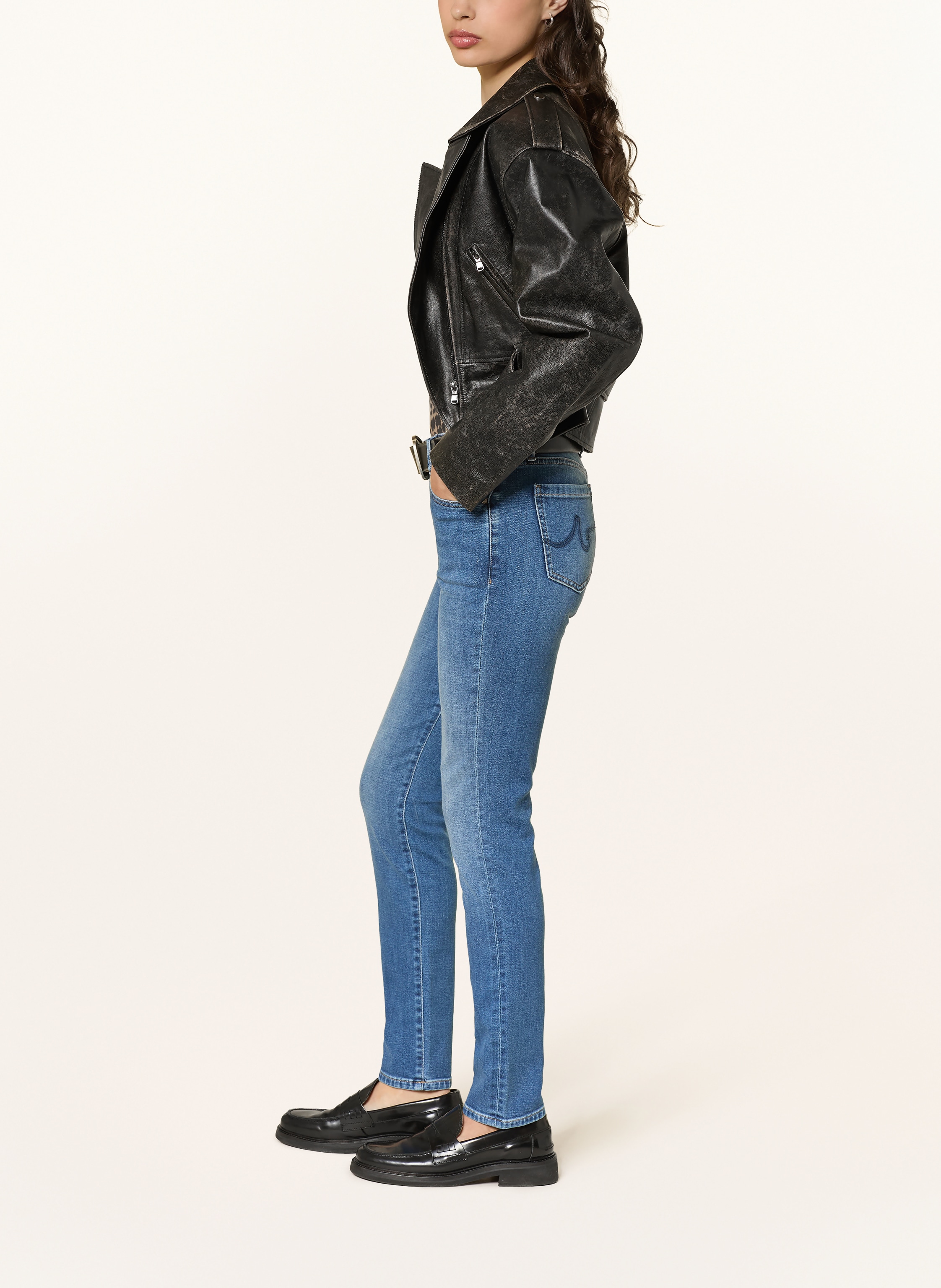 Thumbnail - Ag Jeans Skinny Jeans Prima blau