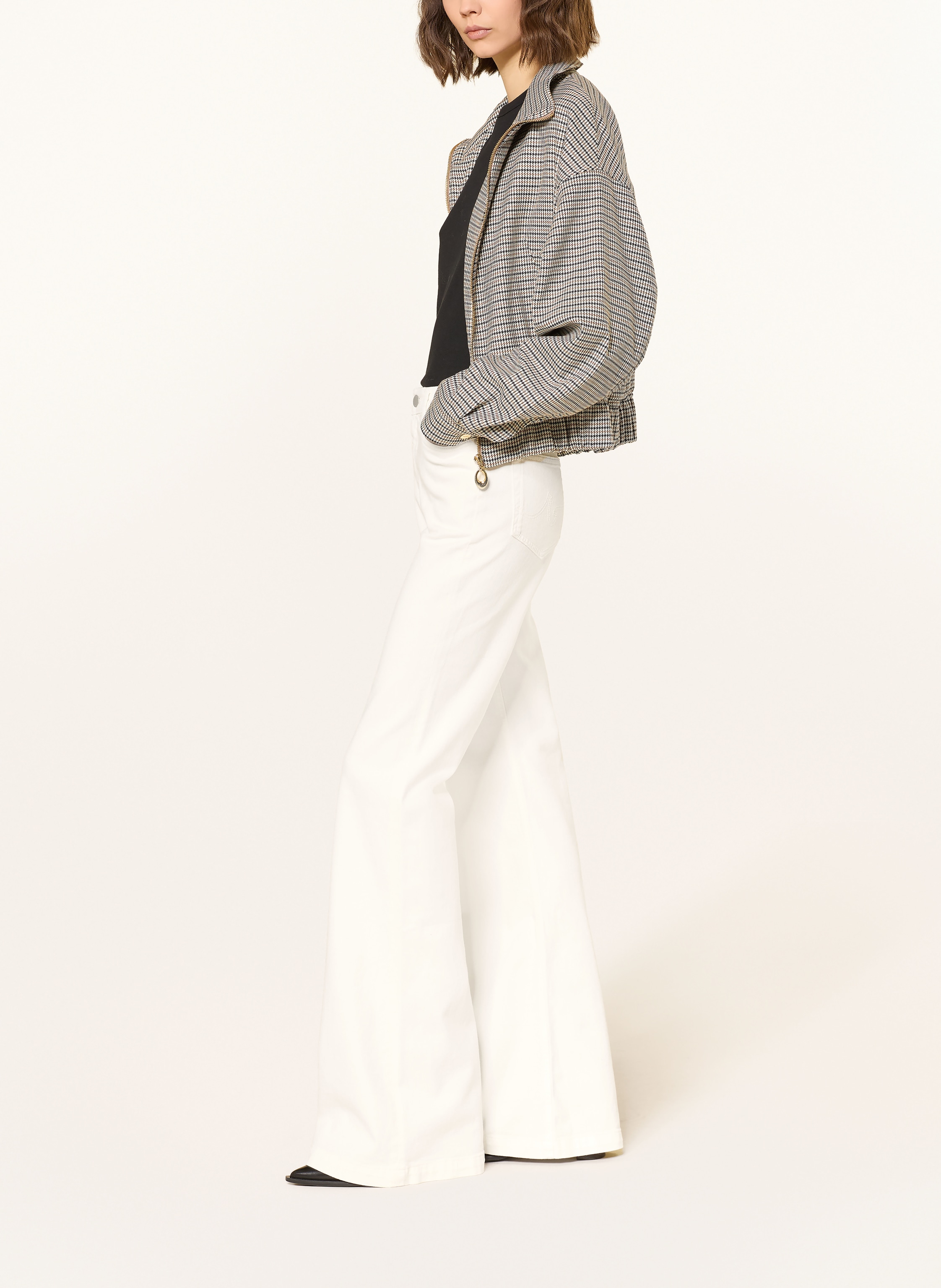 Thumbnail - Ag Jeans Flared Jeans Tropea weiss