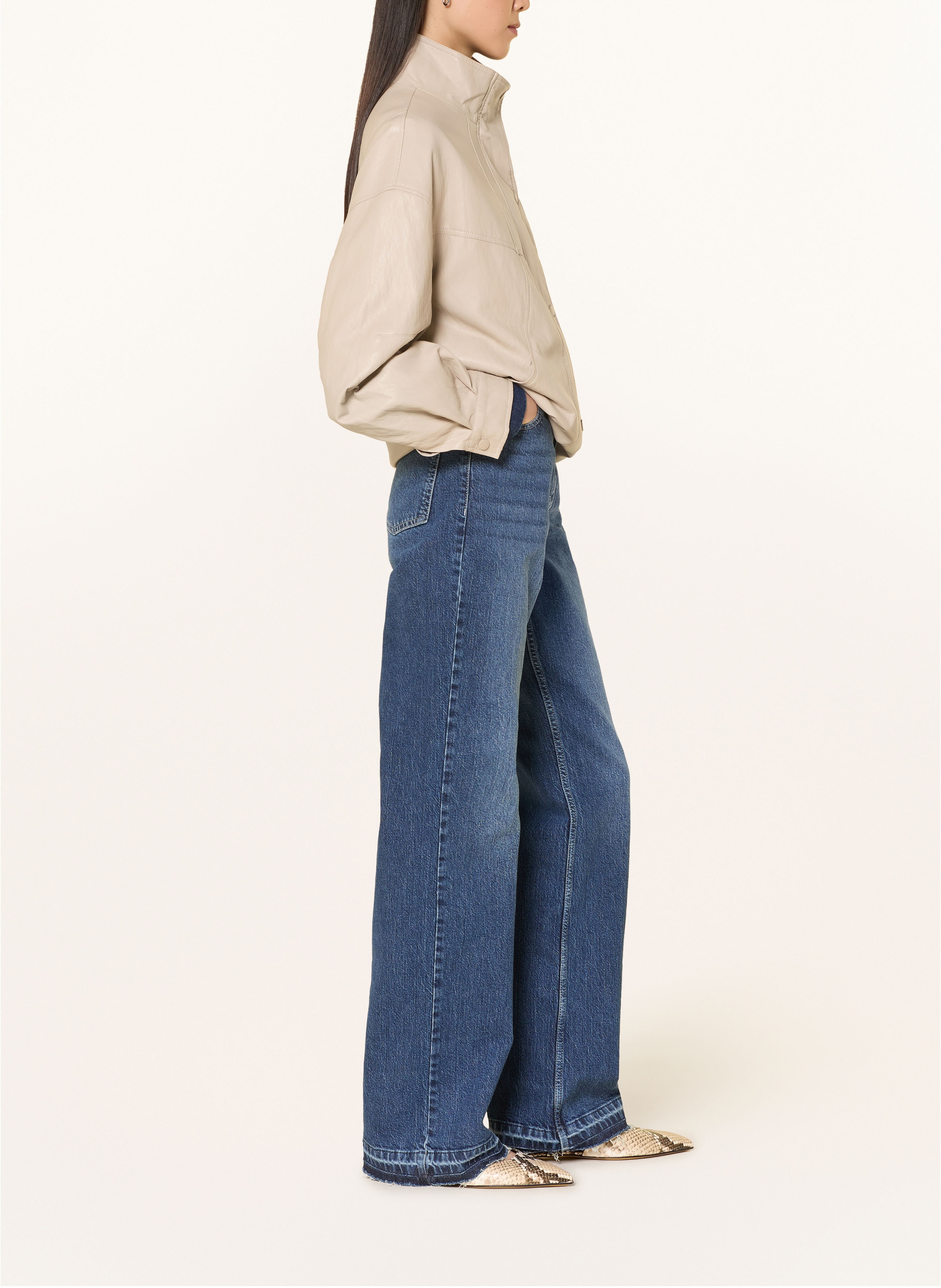 Thumbnail - Msch Copenhagen Straight Jeans Mscheli Ada blau