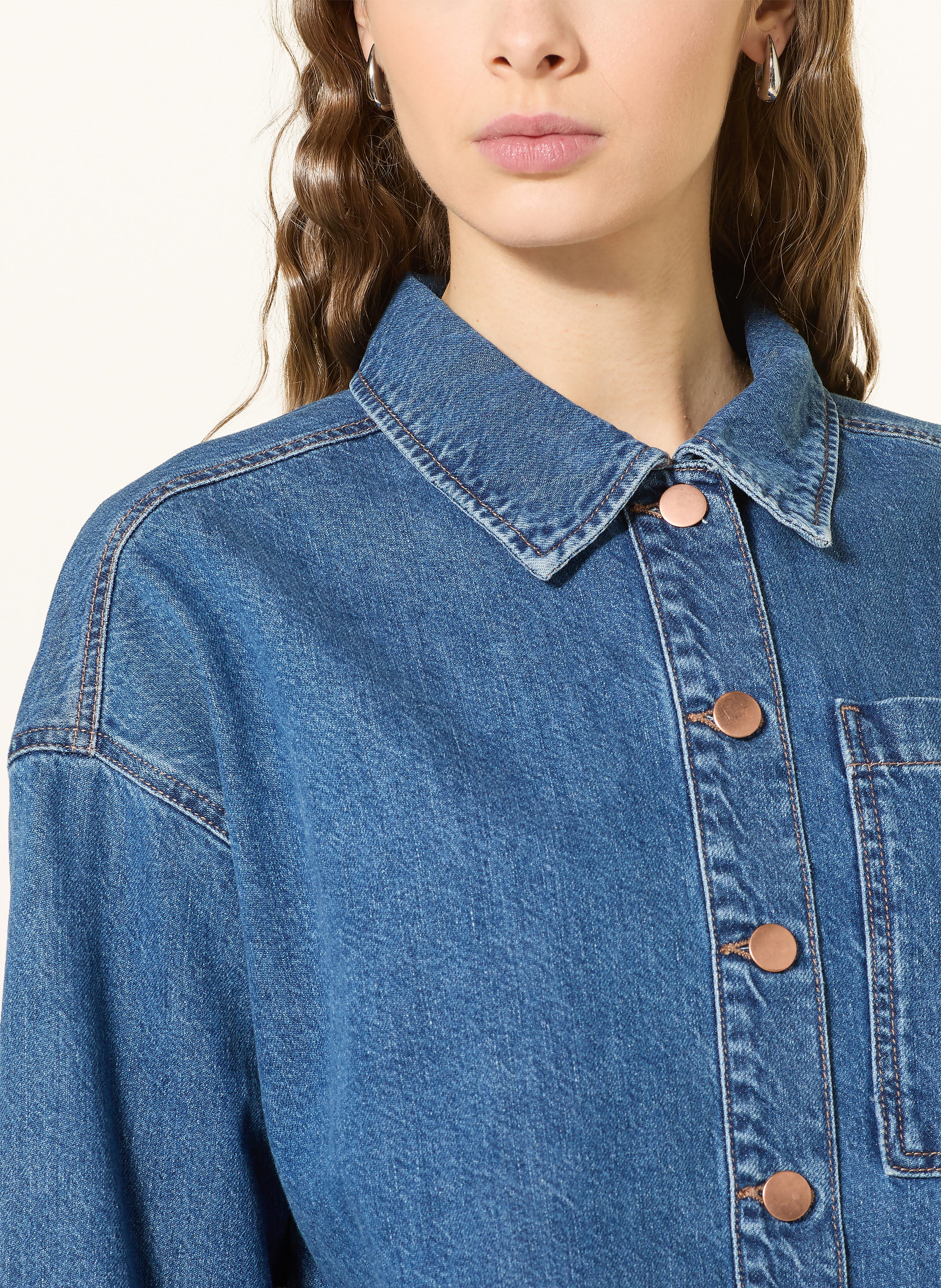 Thumbnail - Msch Copenhagen Jeansjacke Mschturig Alena blau