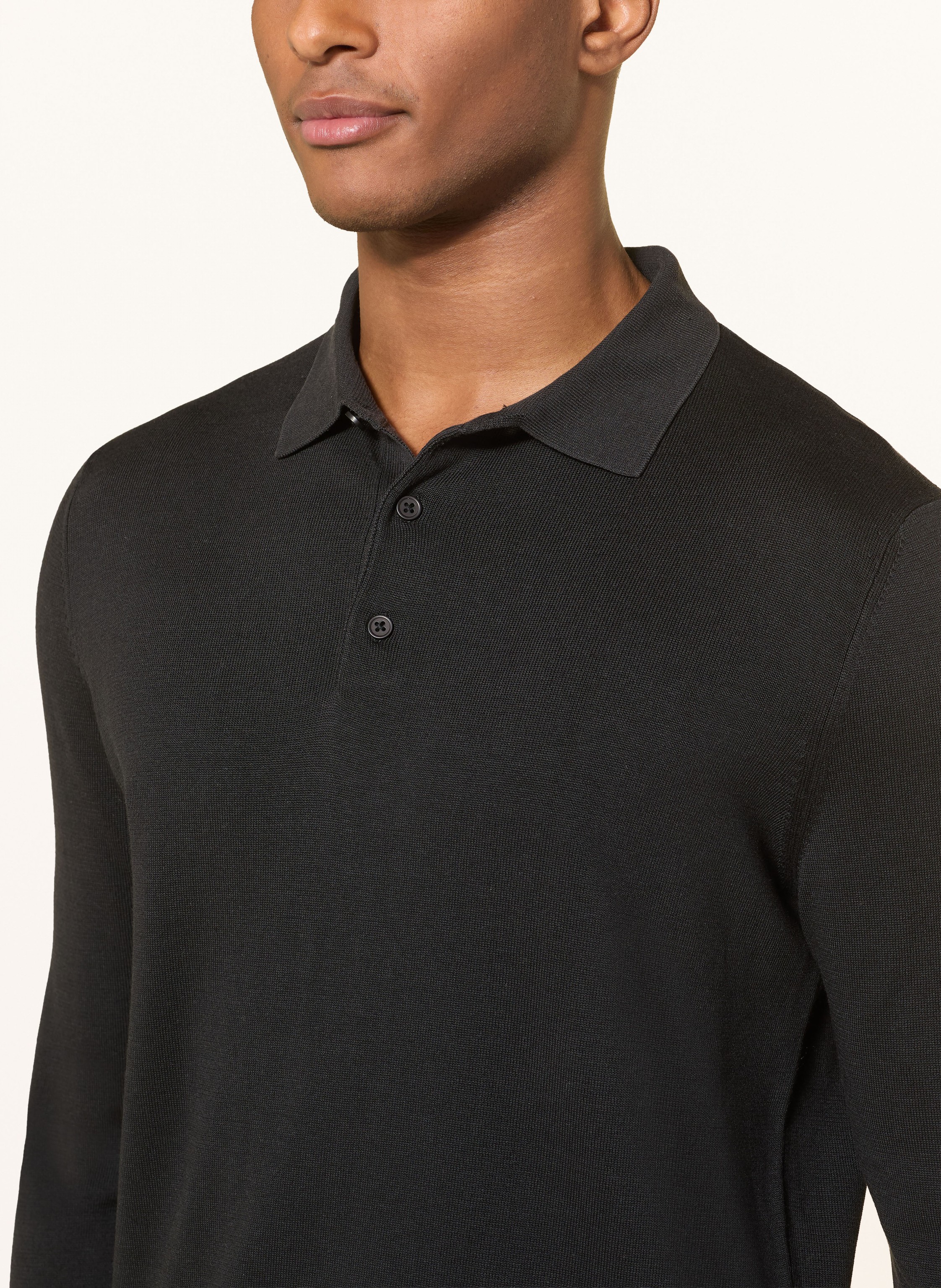 Thumbnail - Paul Strick-Poloshirt schwarz