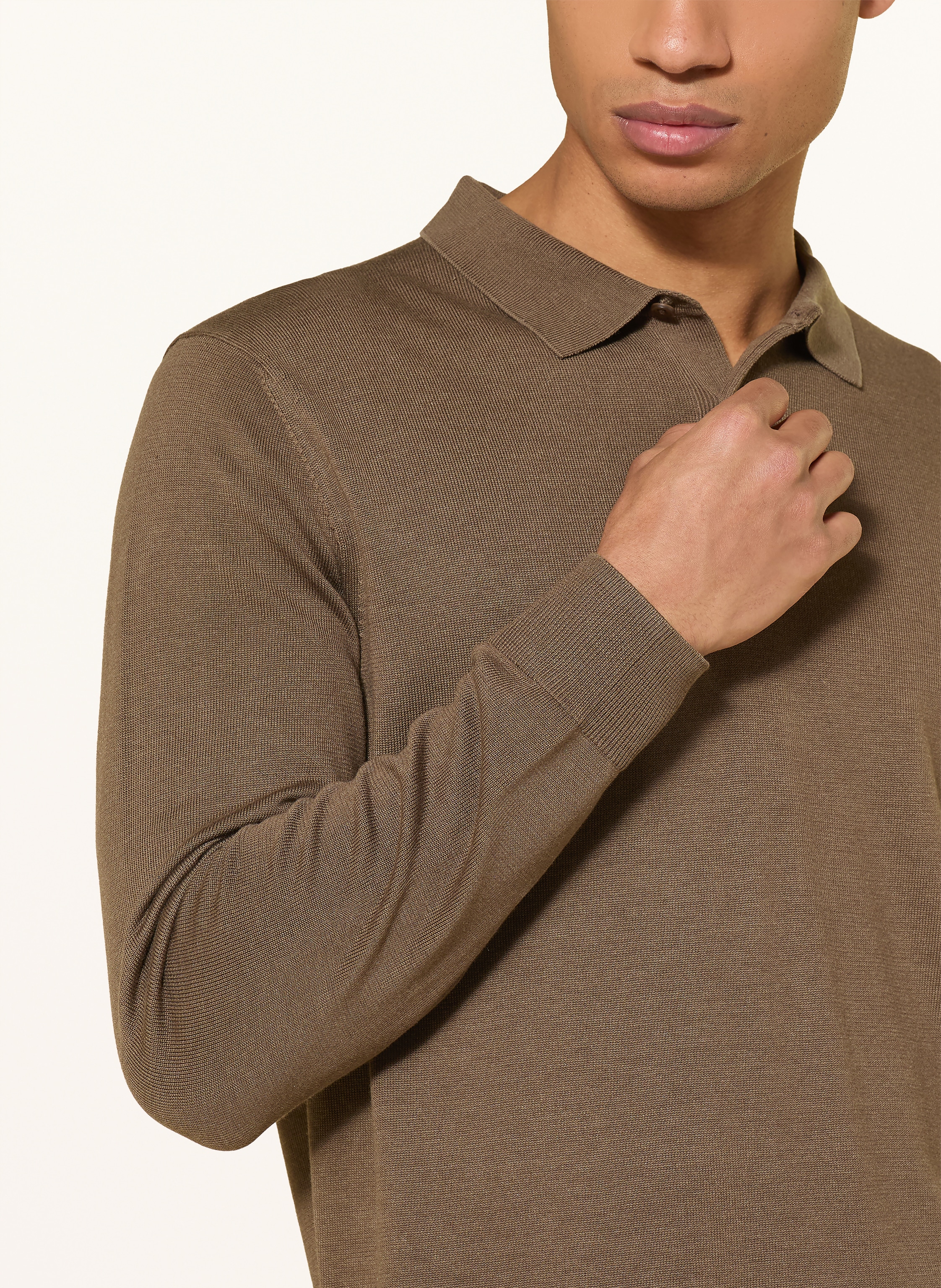 Thumbnail - Paul Strick-Poloshirt braun