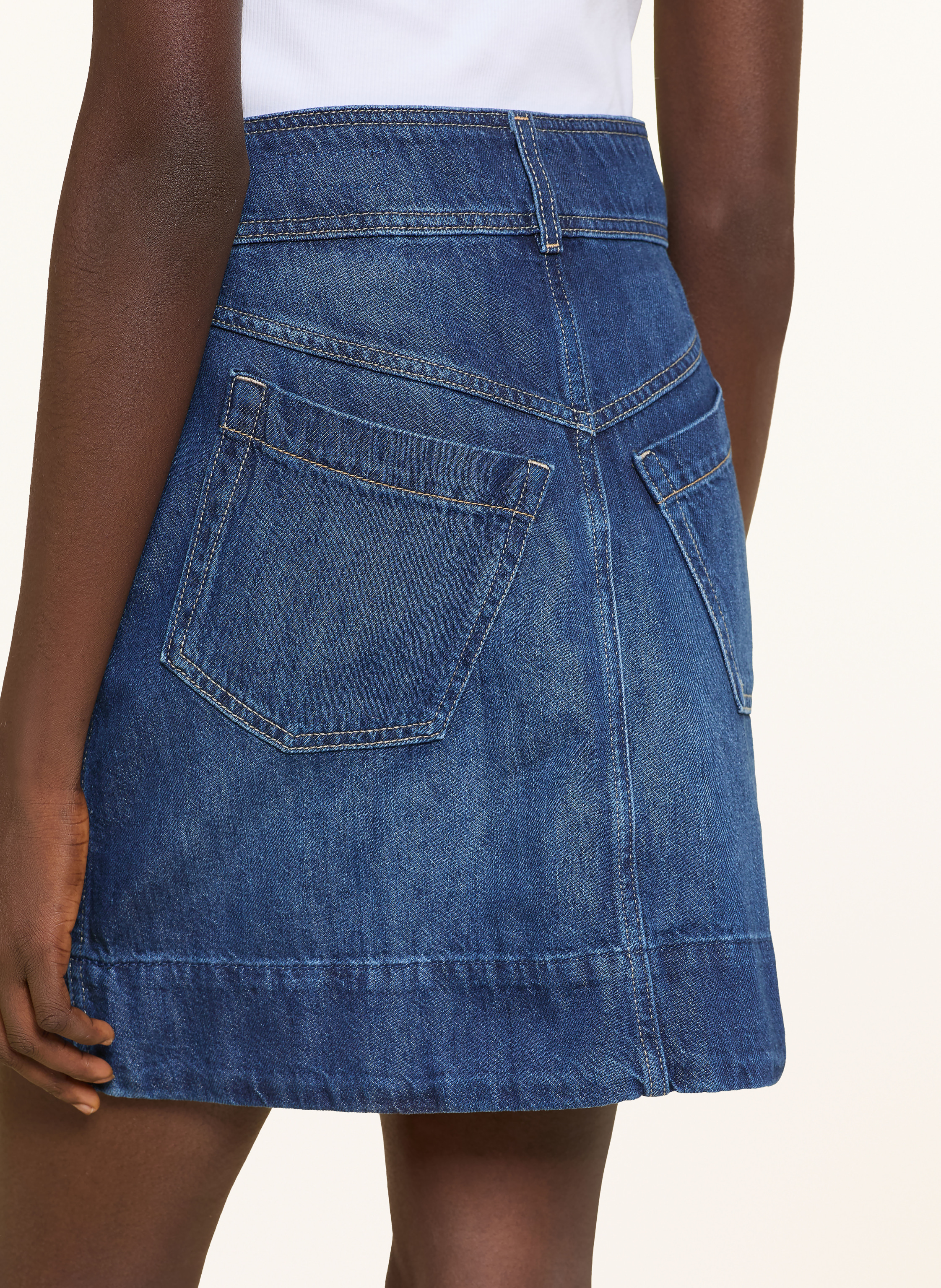 Thumbnail - Boss Jeansrock Mini Skirt 1.0 blau