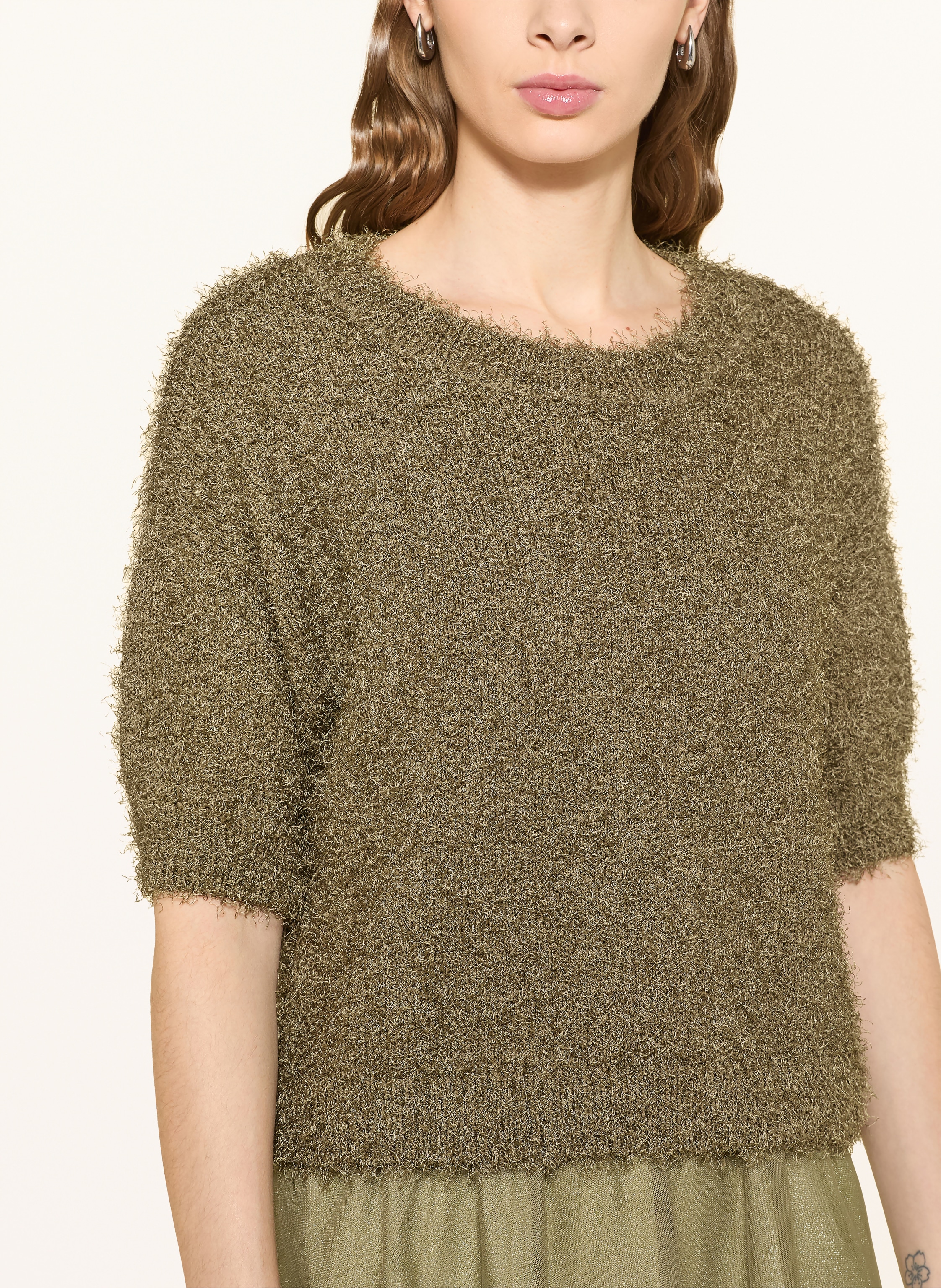 Thumbnail - Oui Strickshirt gruen