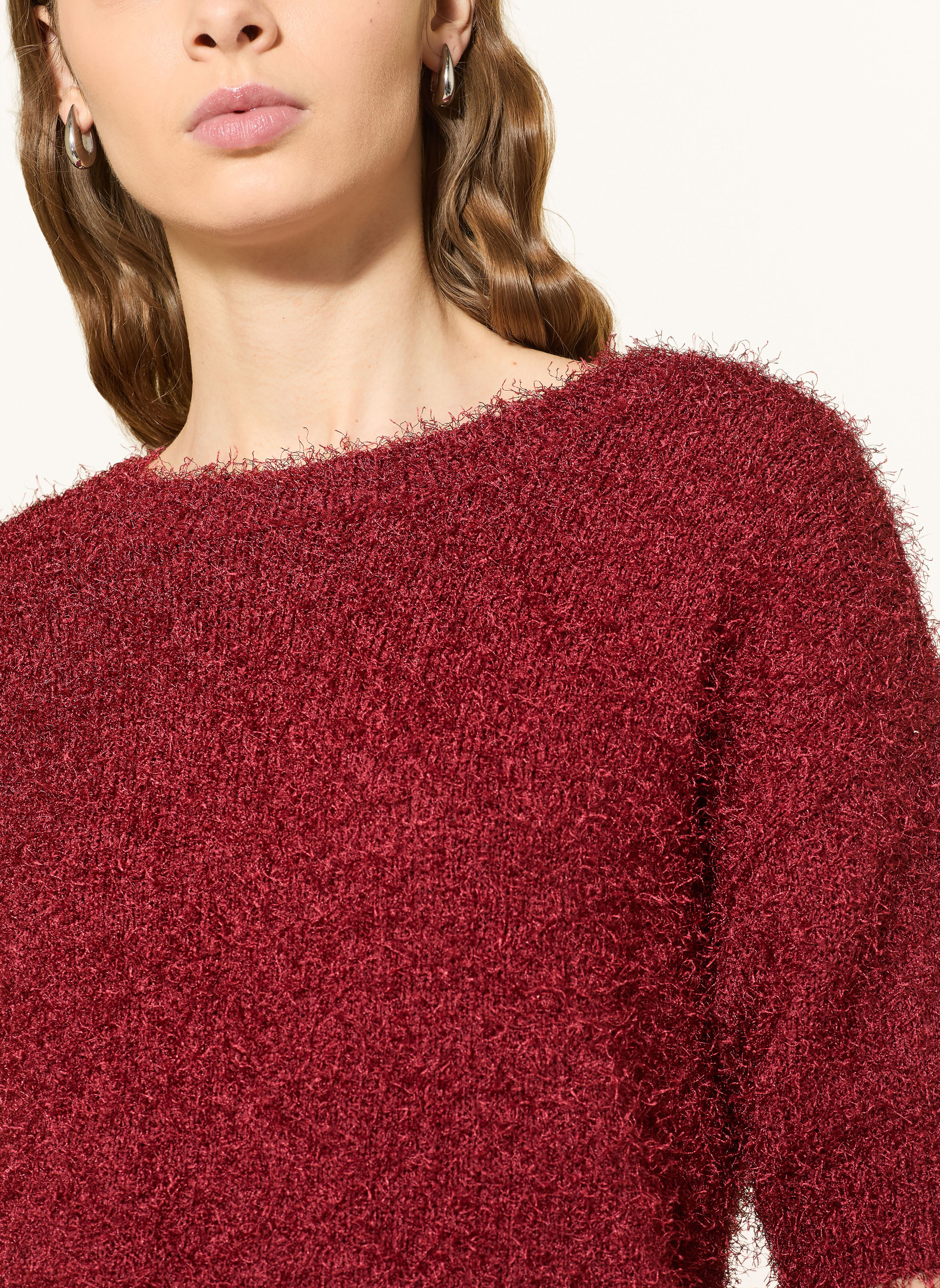 Thumbnail - Oui Strickshirt rot