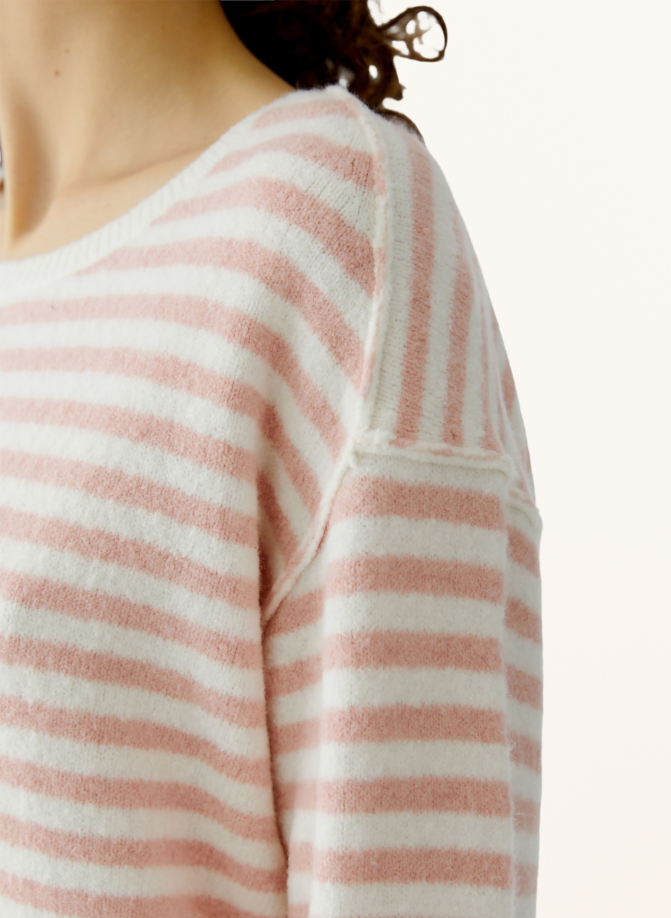 Thumbnail - Oui Pullover Mit 3/4-Arm weiss