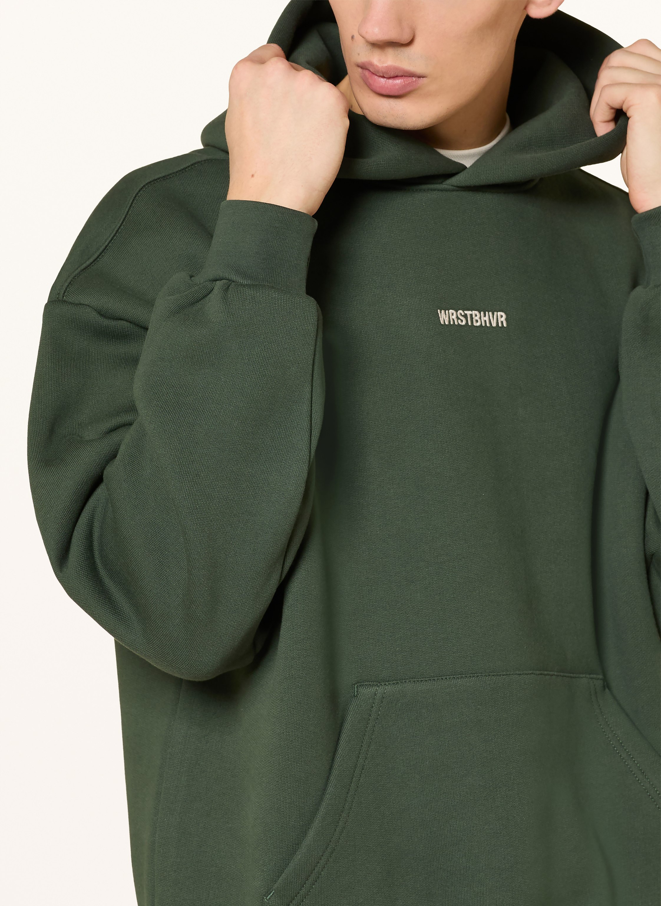 Thumbnail - Wrstbhvr Oversized-Hoodie Garm gruen