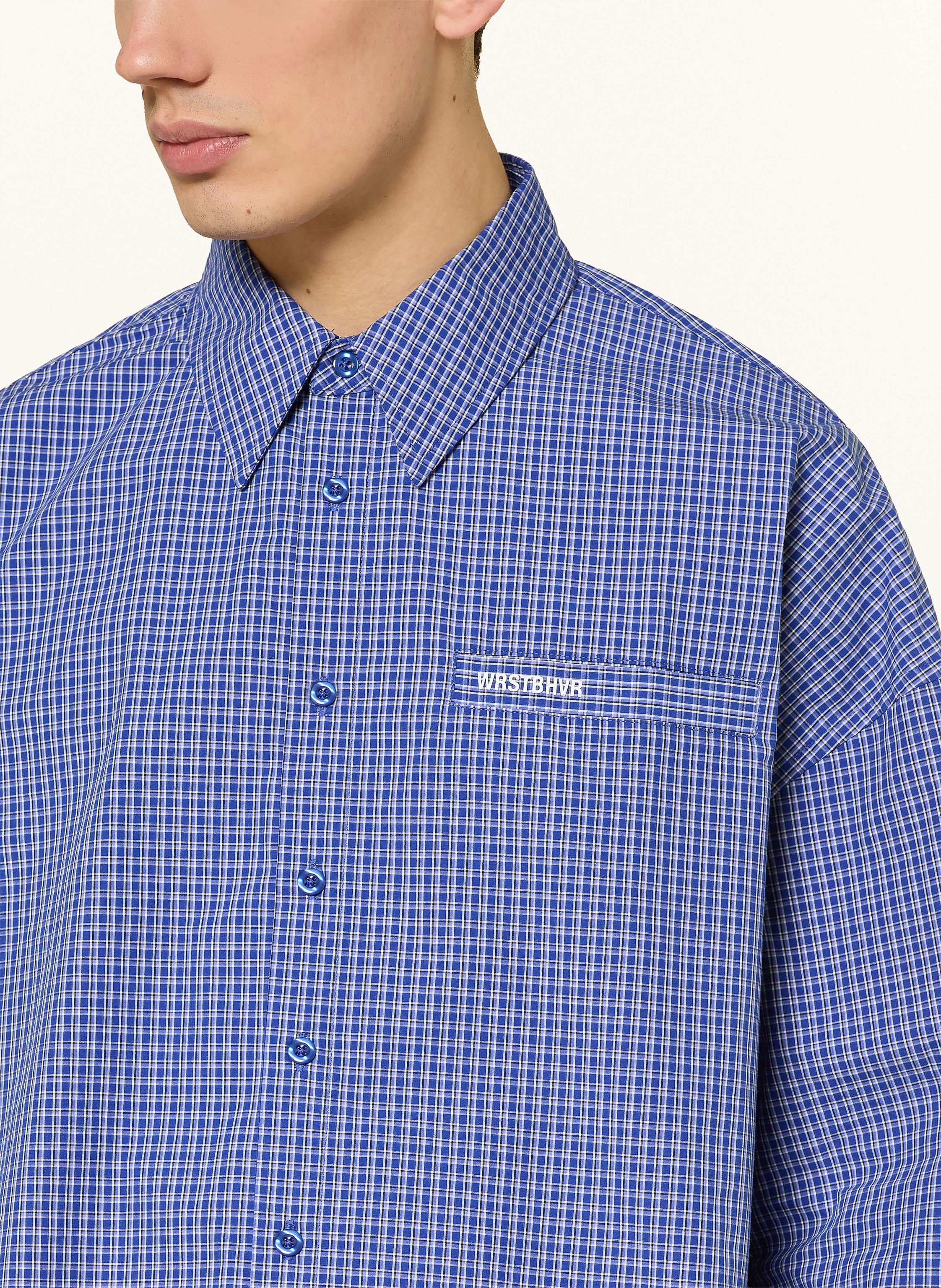 Thumbnail - Wrstbhvr Hemd Tavi Comfort Fit blau