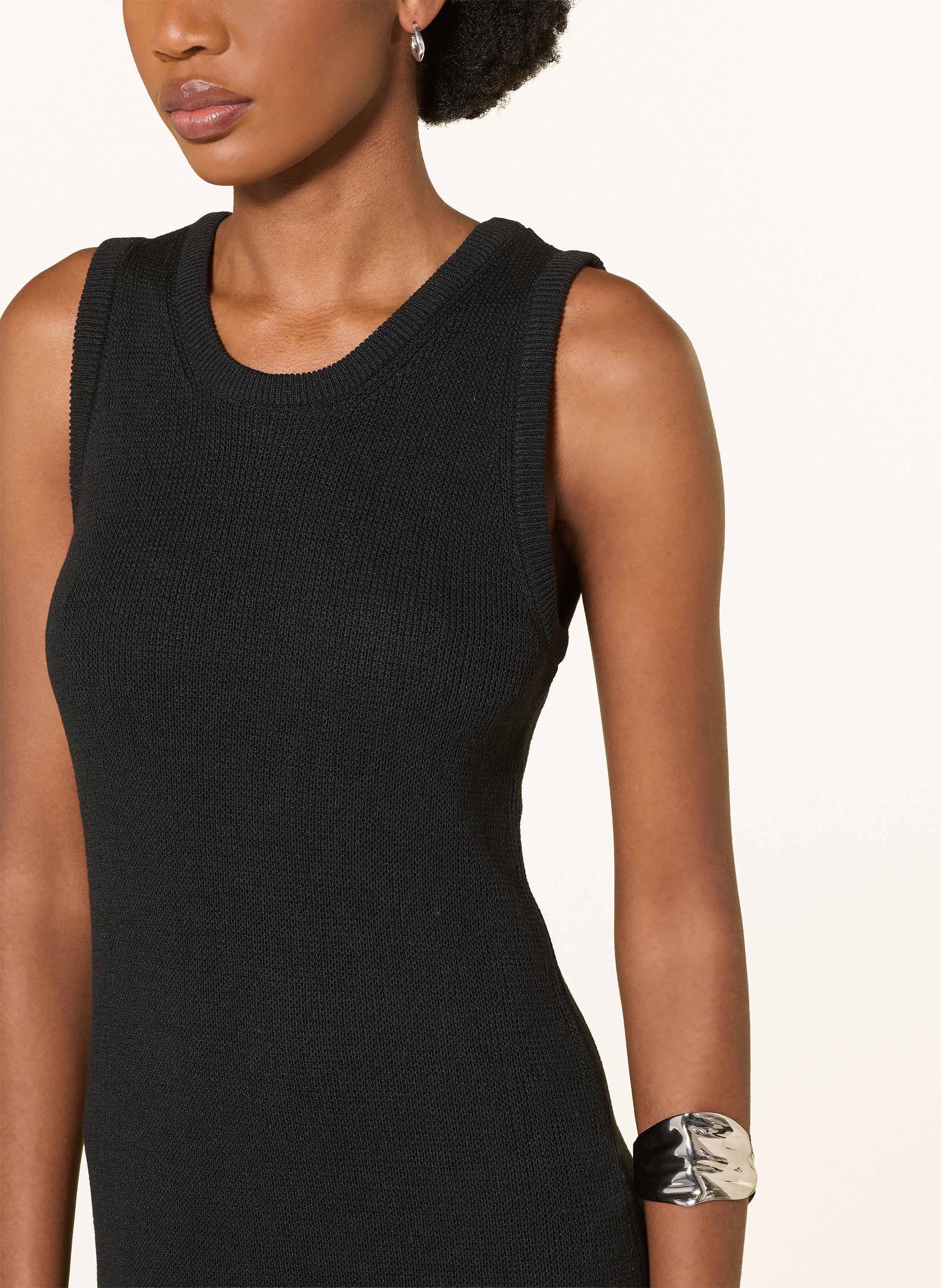 Thumbnail - Mrs & Hugs Strickkleid schwarz