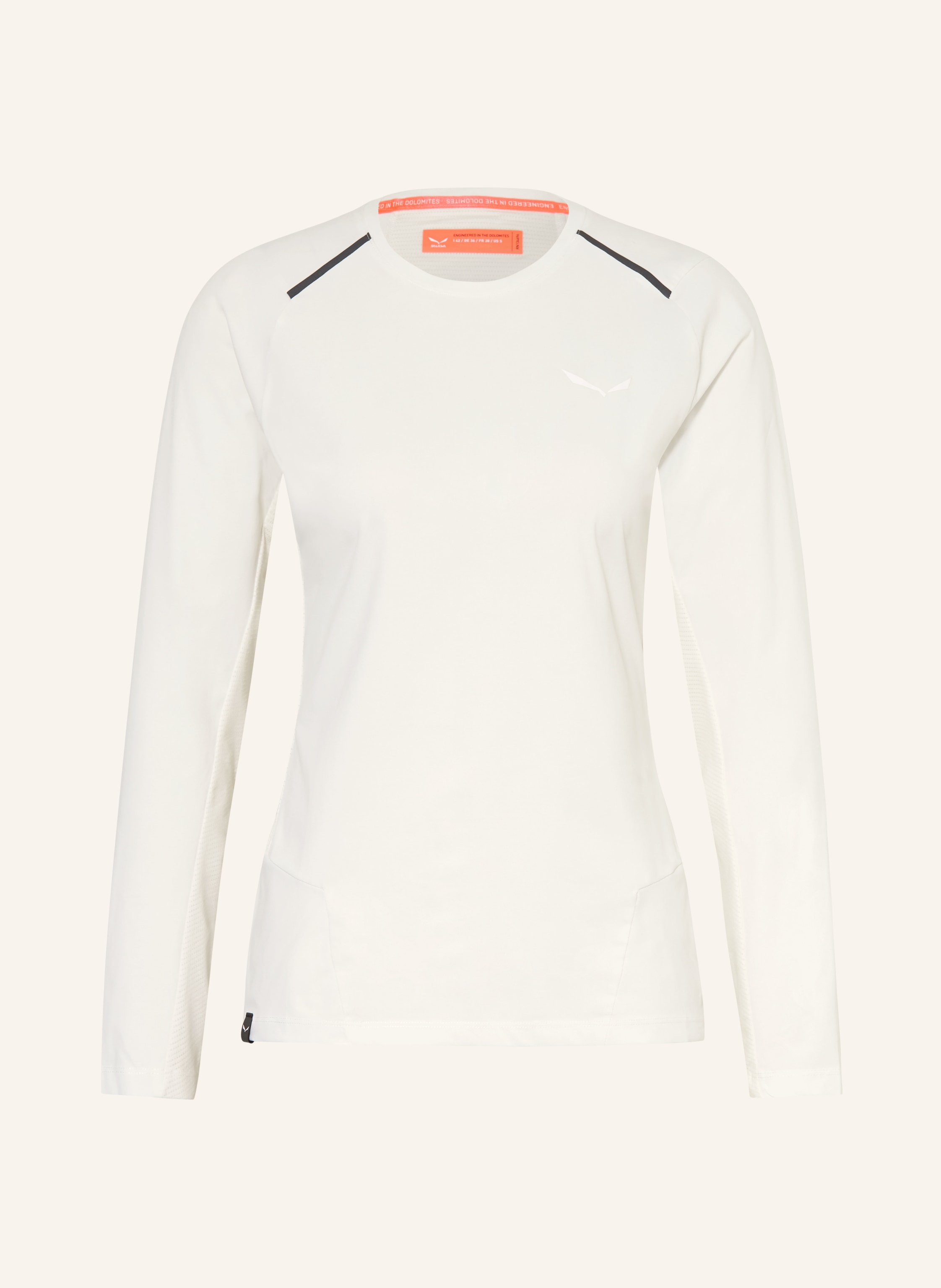 Salewa Longsleeve Pedroc Dry'ton weiss