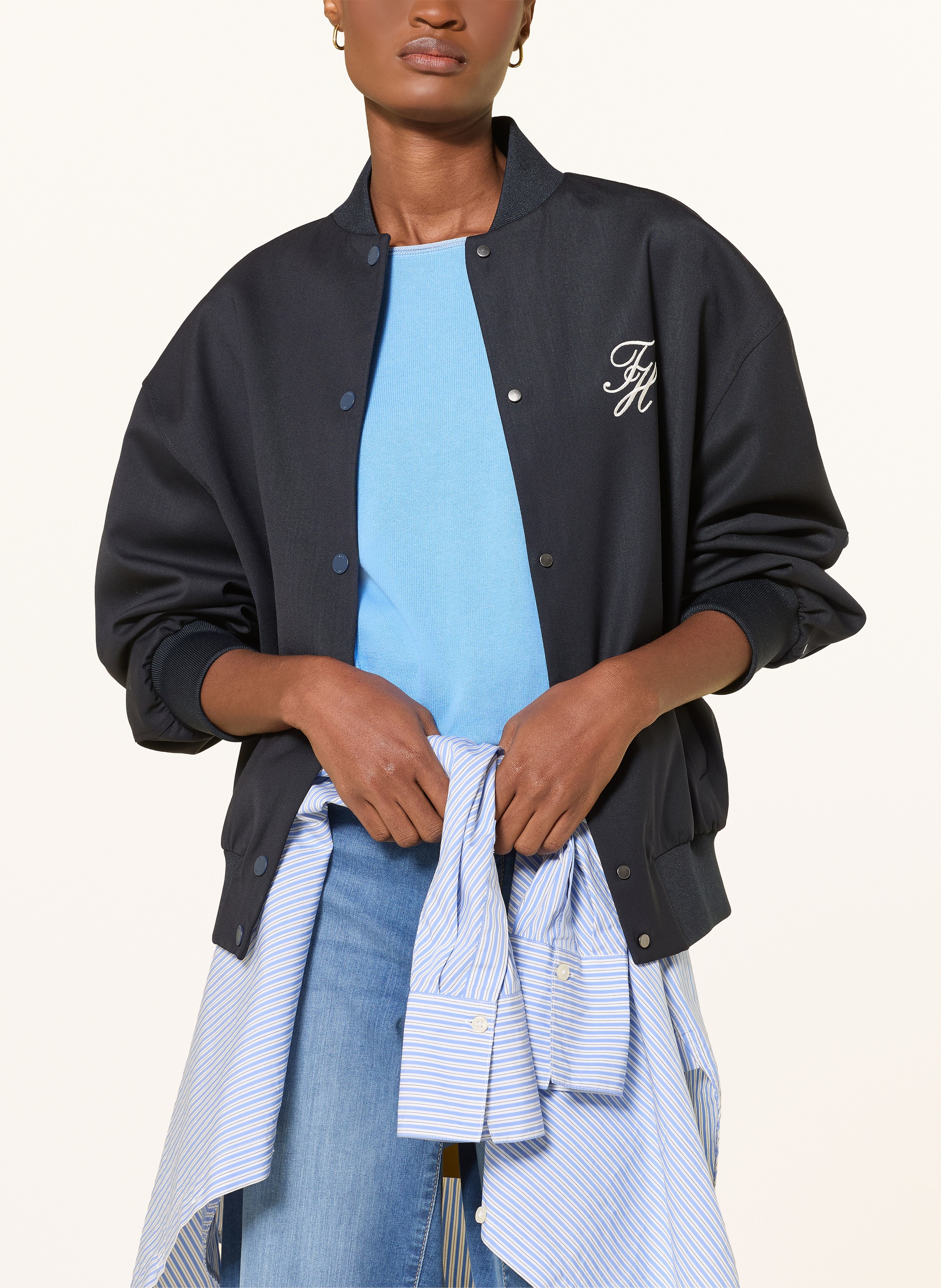 Darling Harbour Strickshirt blau – Bild 2