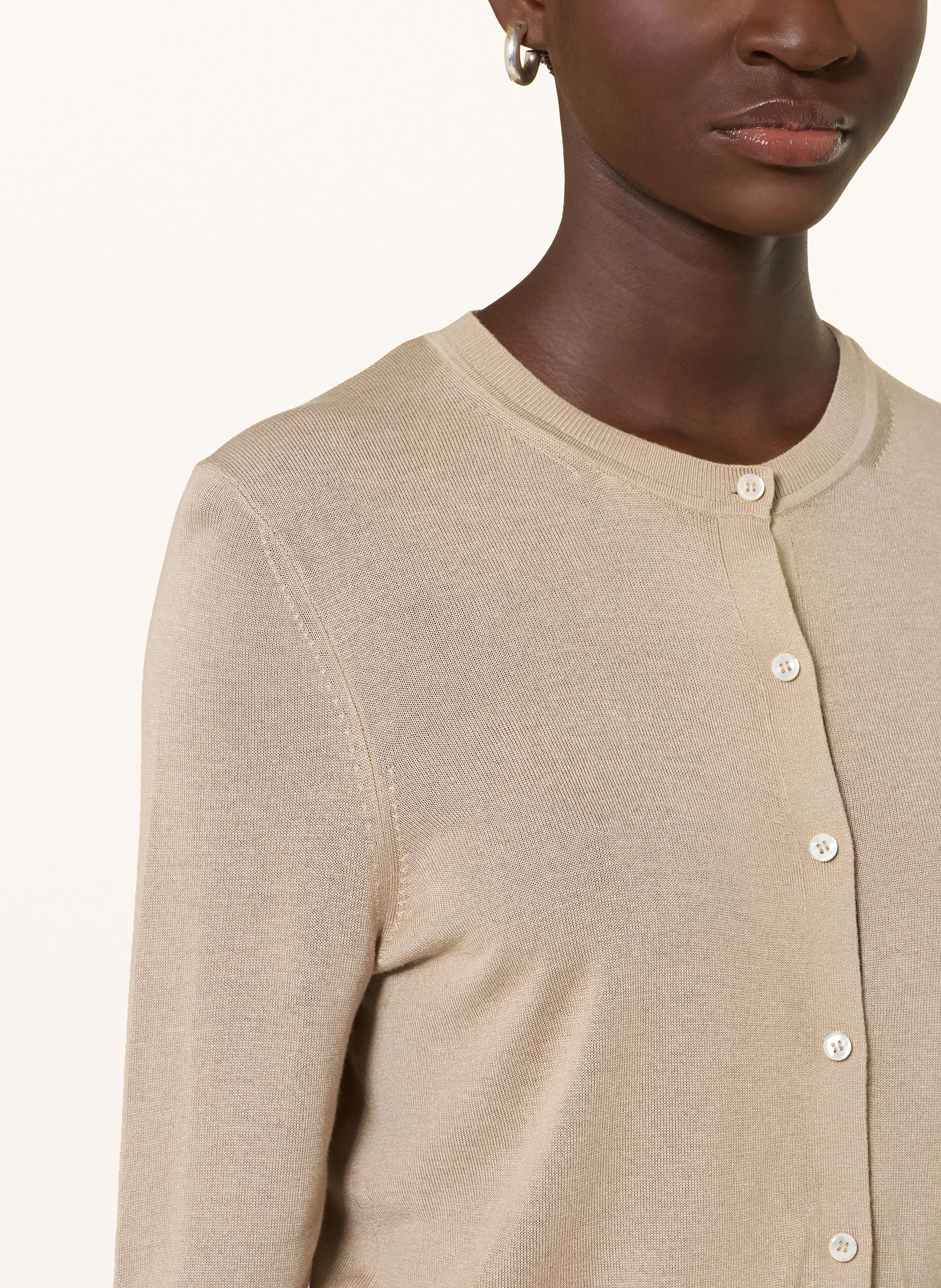 Thumbnail - Hugo Strickjacke Sessiry beige