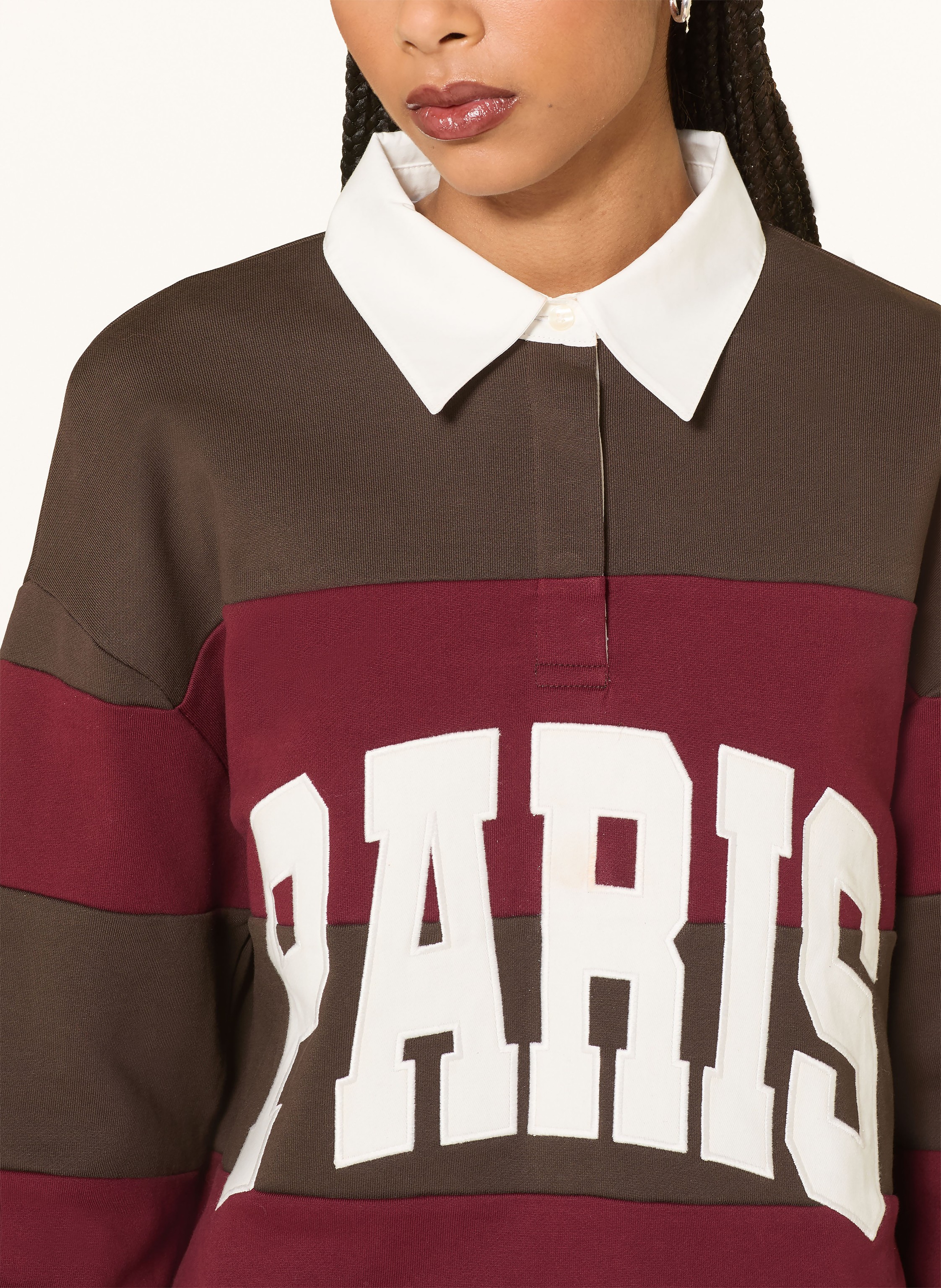 Thumbnail - Mrs & Hugs Jersey-Poloshirt braun