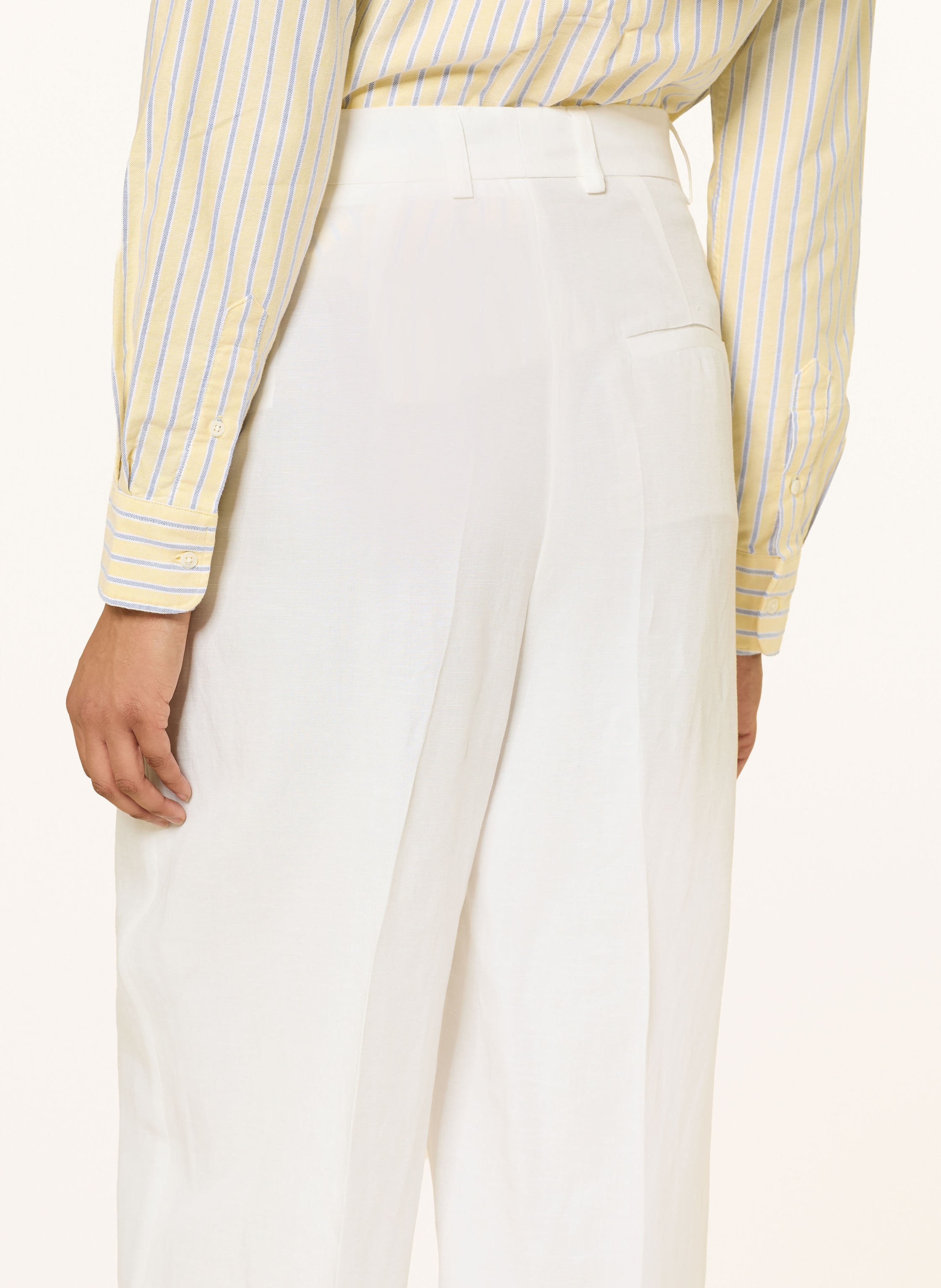 Thumbnail - Rossi Culotte Noa Mit Leinen weiss