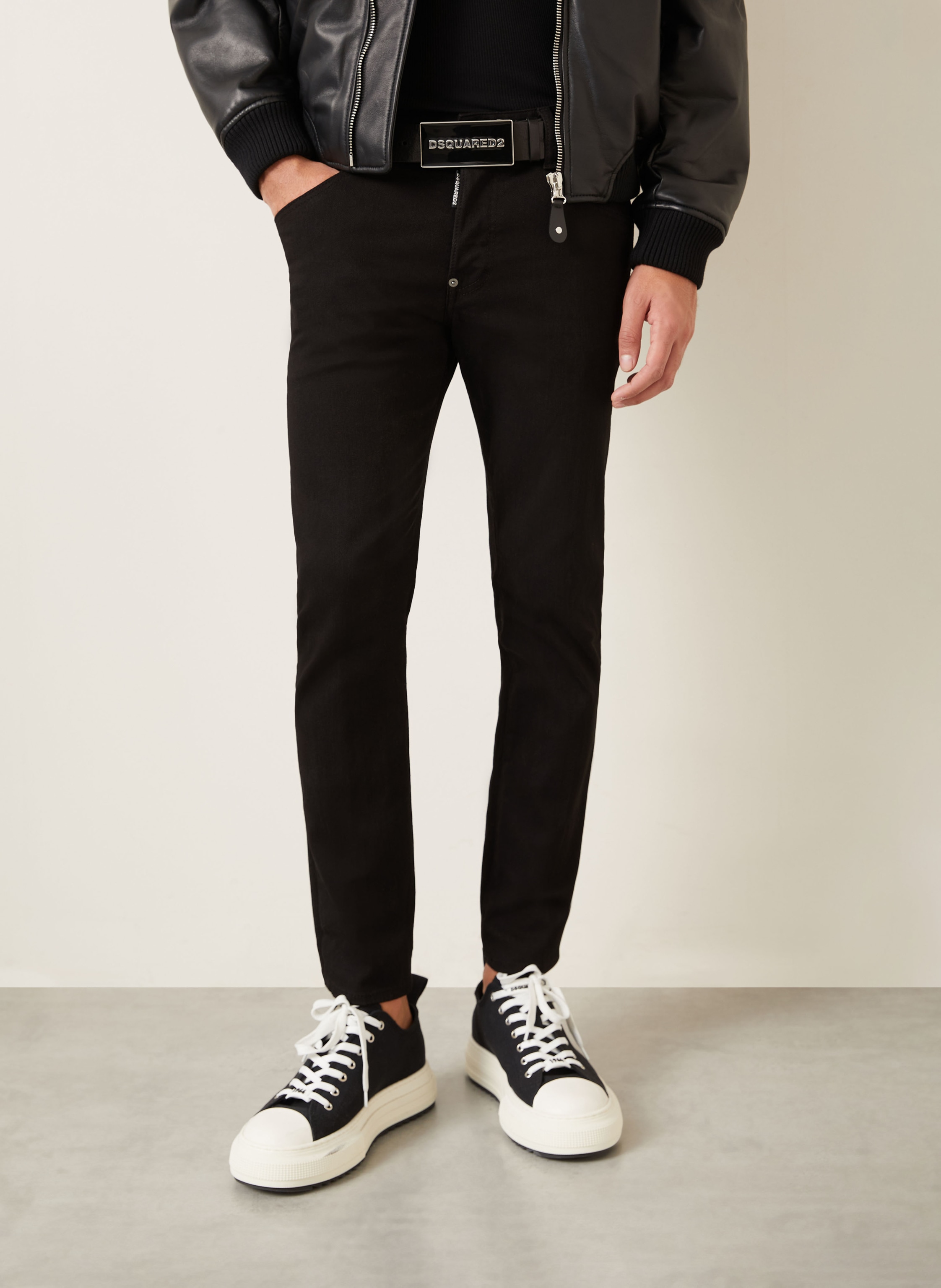 Thumbnail - dsquared2 Jeans Skater Slim Fit schwarz