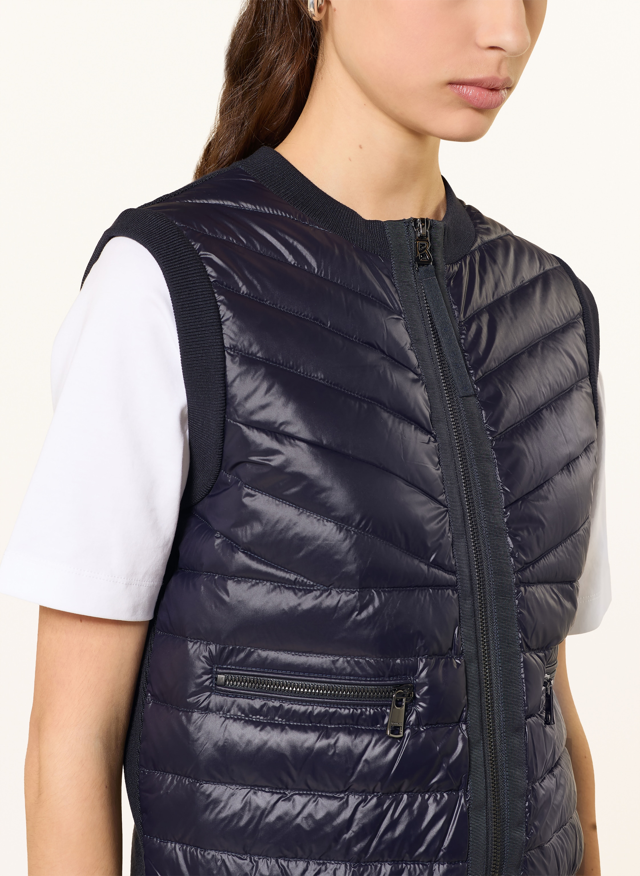 Thumbnail - Bogner Daunenweste Zira Im Materialmix blau