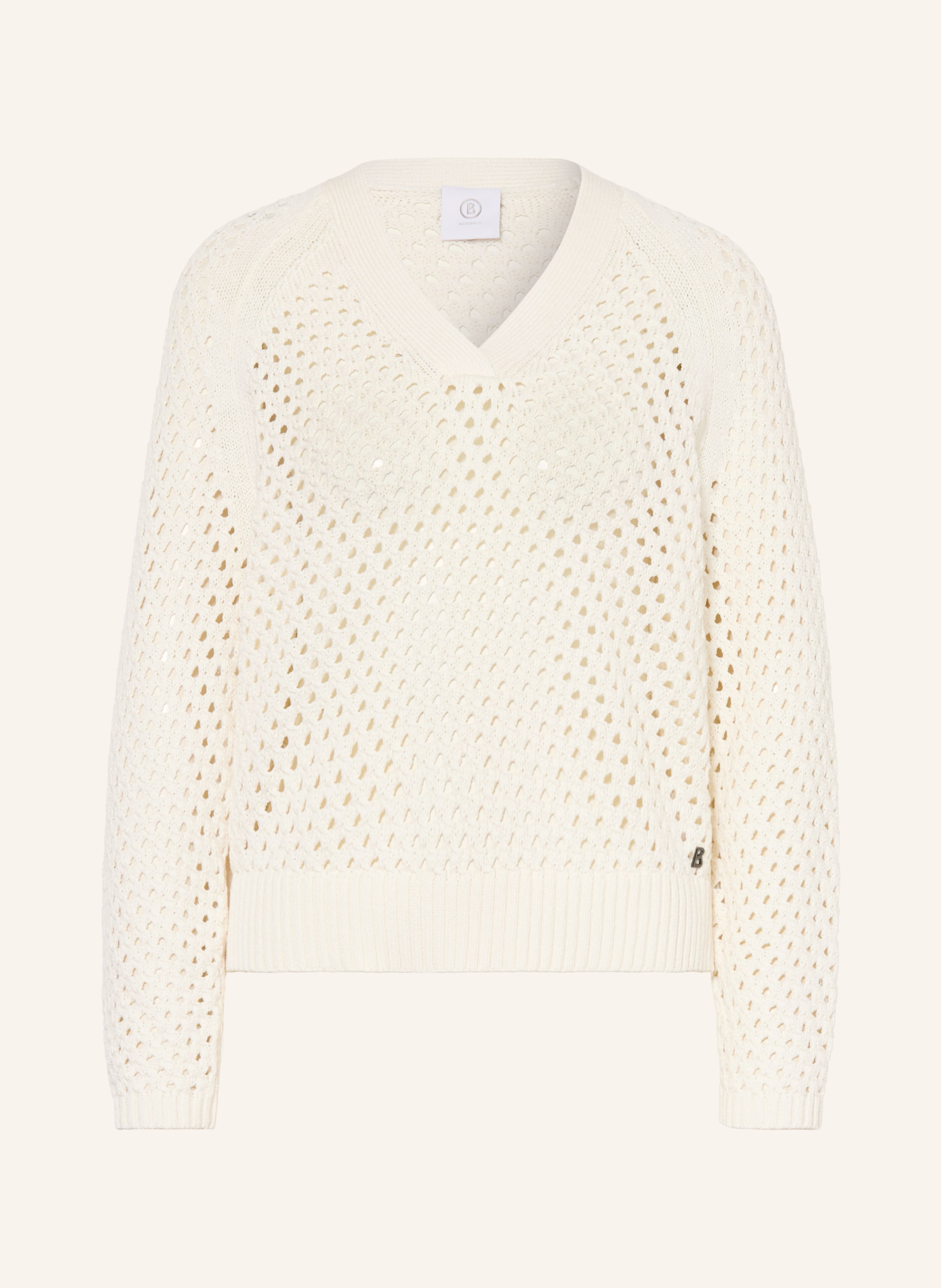 Bogner Pullover Arundel Mit Seide weiss