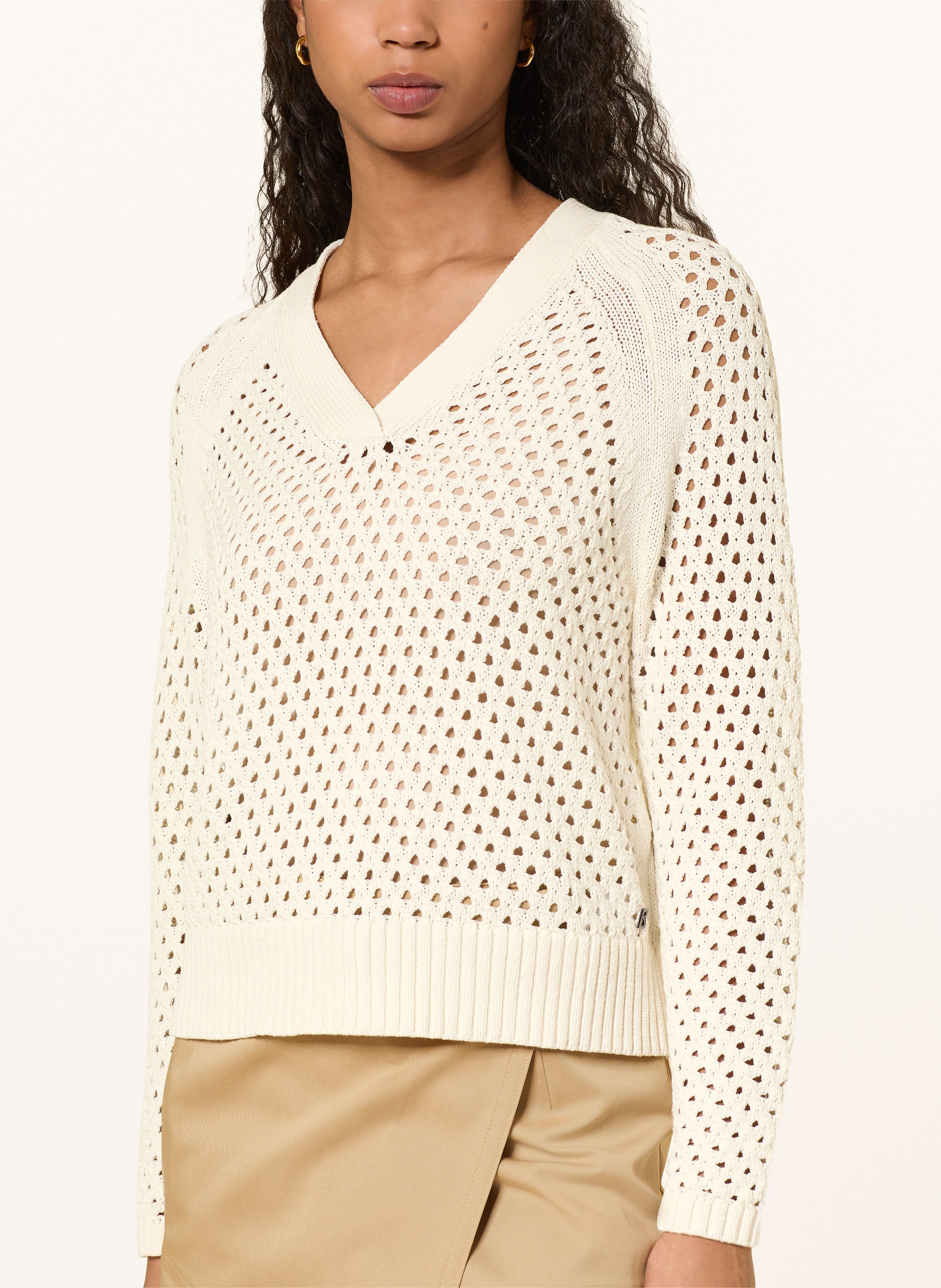 Thumbnail - Bogner Pullover Arundel Mit Seide weiss