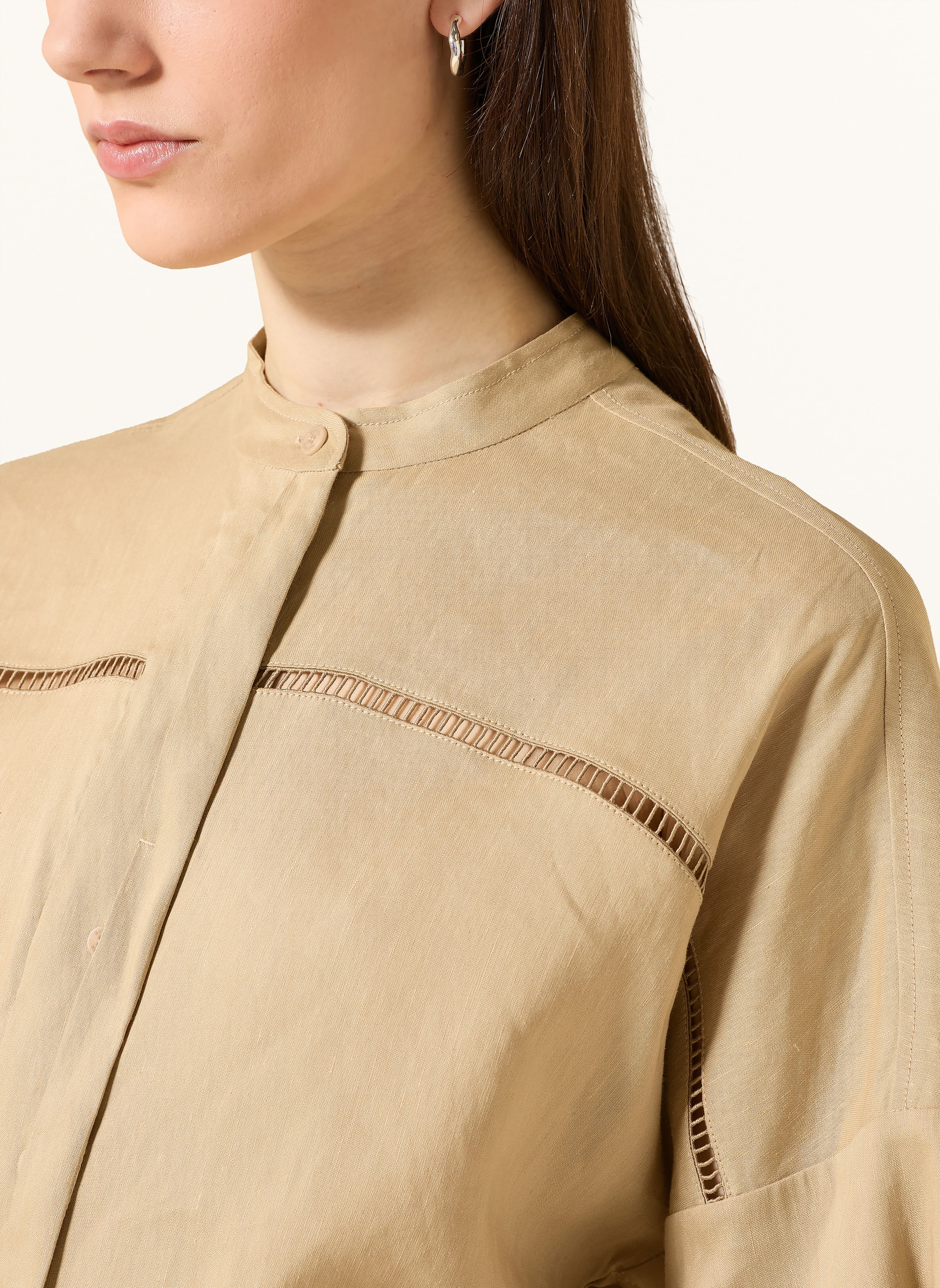 Thumbnail - Bogner Bluse Cheryl Mit Leinen beige