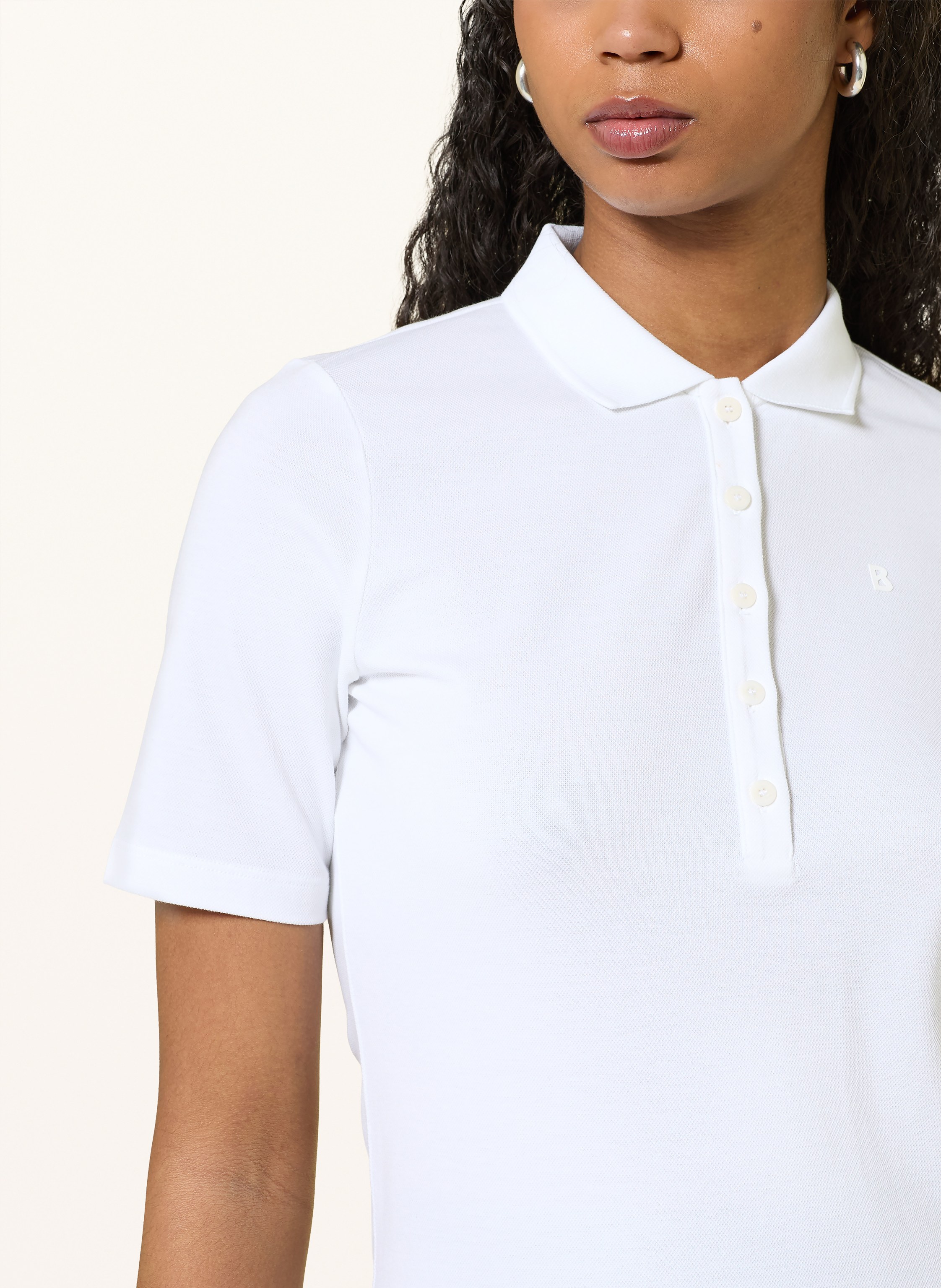 Thumbnail - Bogner Piqué-Poloshirt Malika weiss