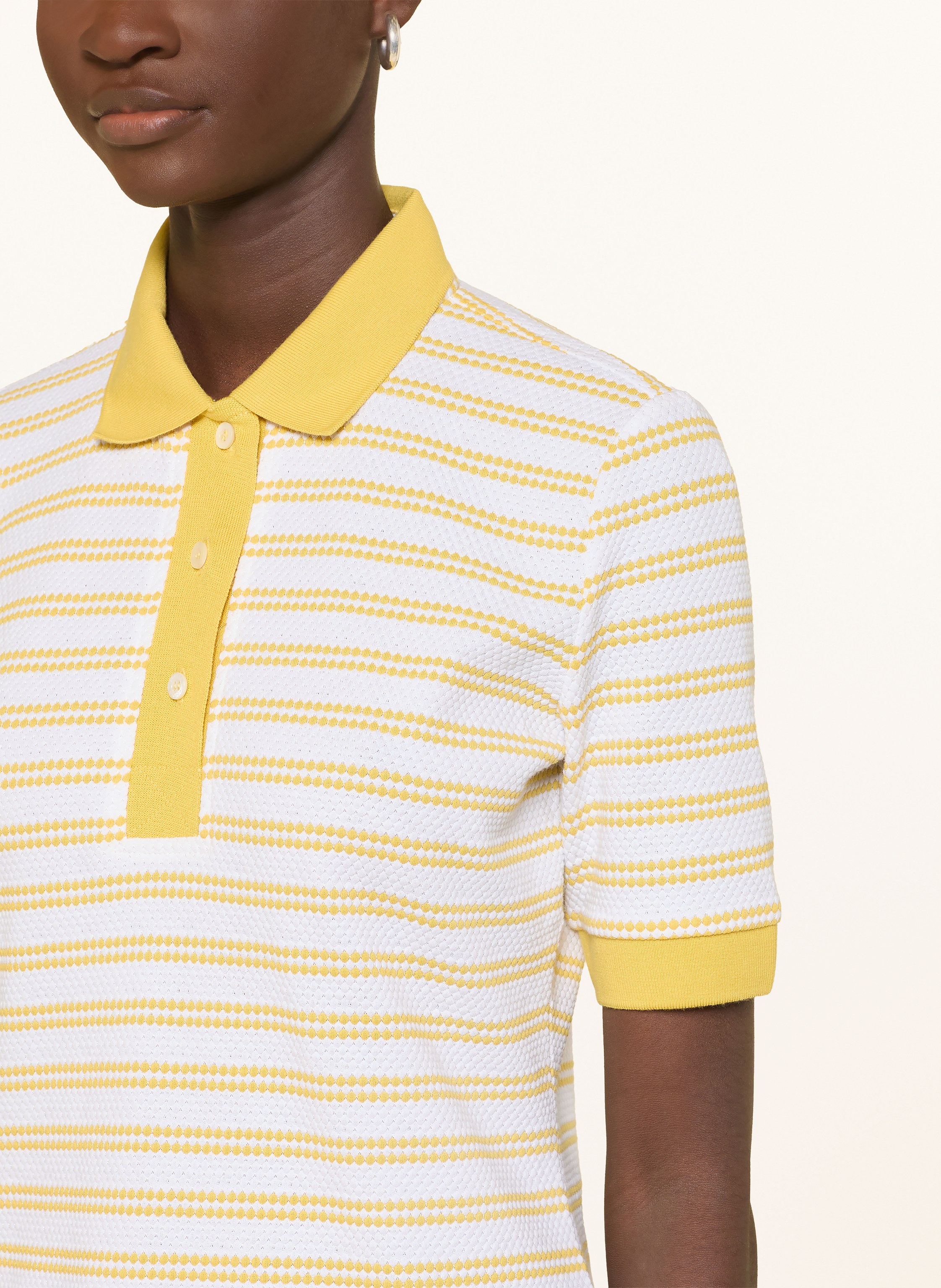 Thumbnail - Bogner Strick-Poloshirt gelb