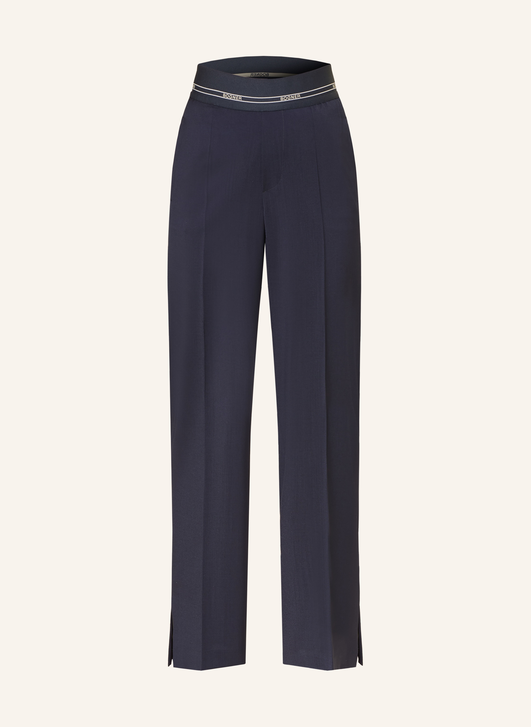 Bogner Marlenehose Terry blau