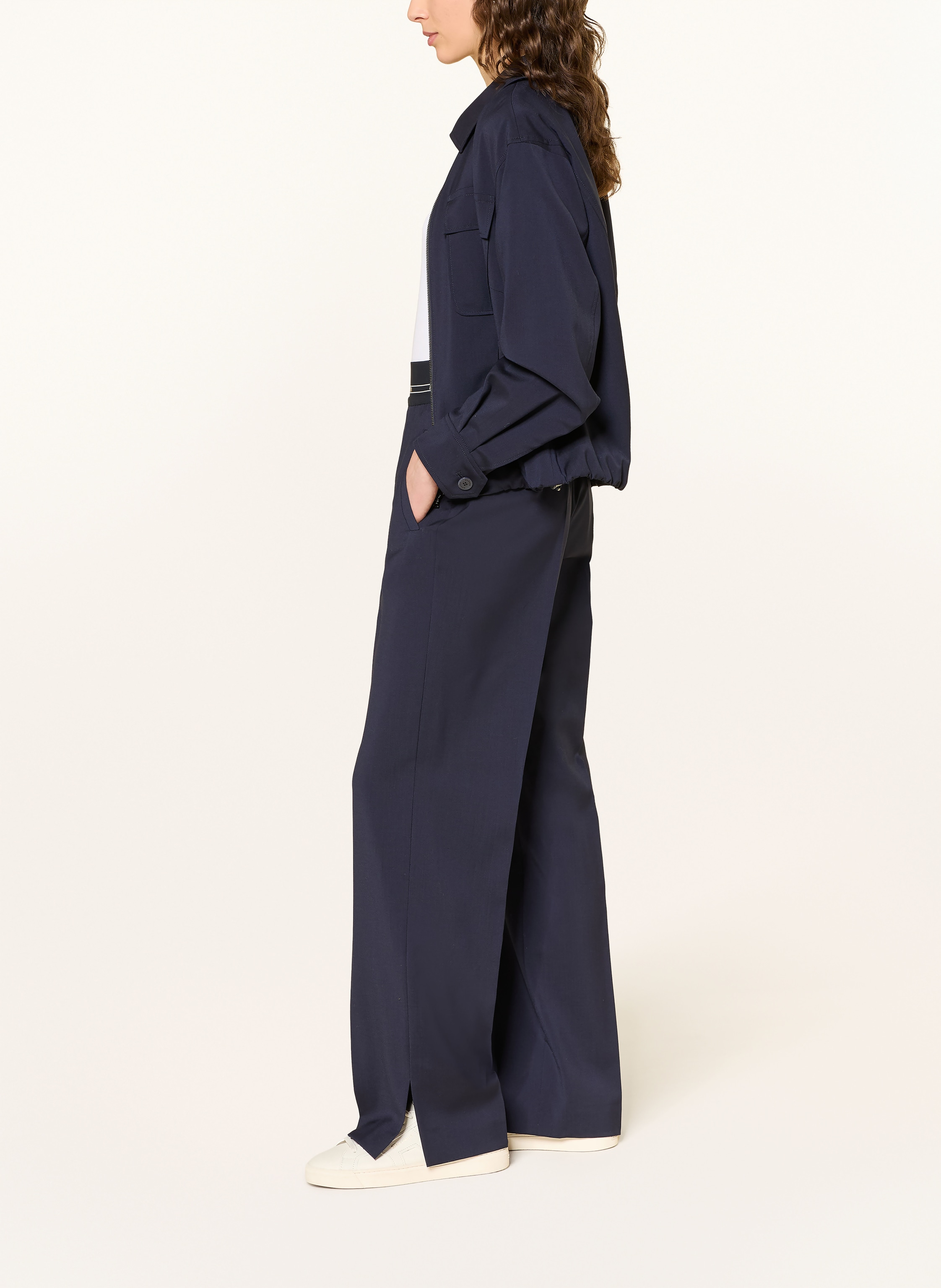 Thumbnail - Bogner Marlenehose Terry blau