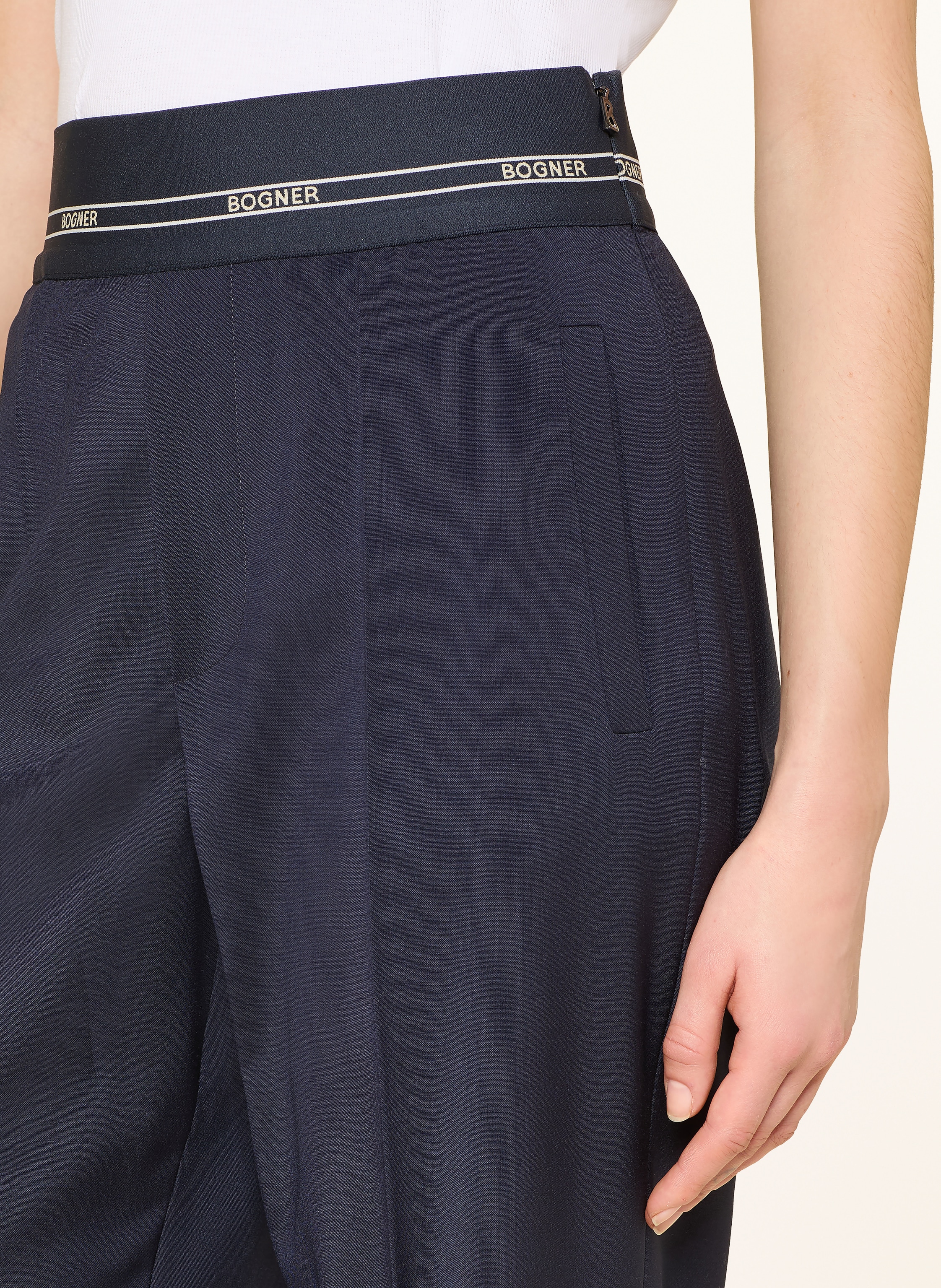 Thumbnail - Bogner Marlenehose Terry blau