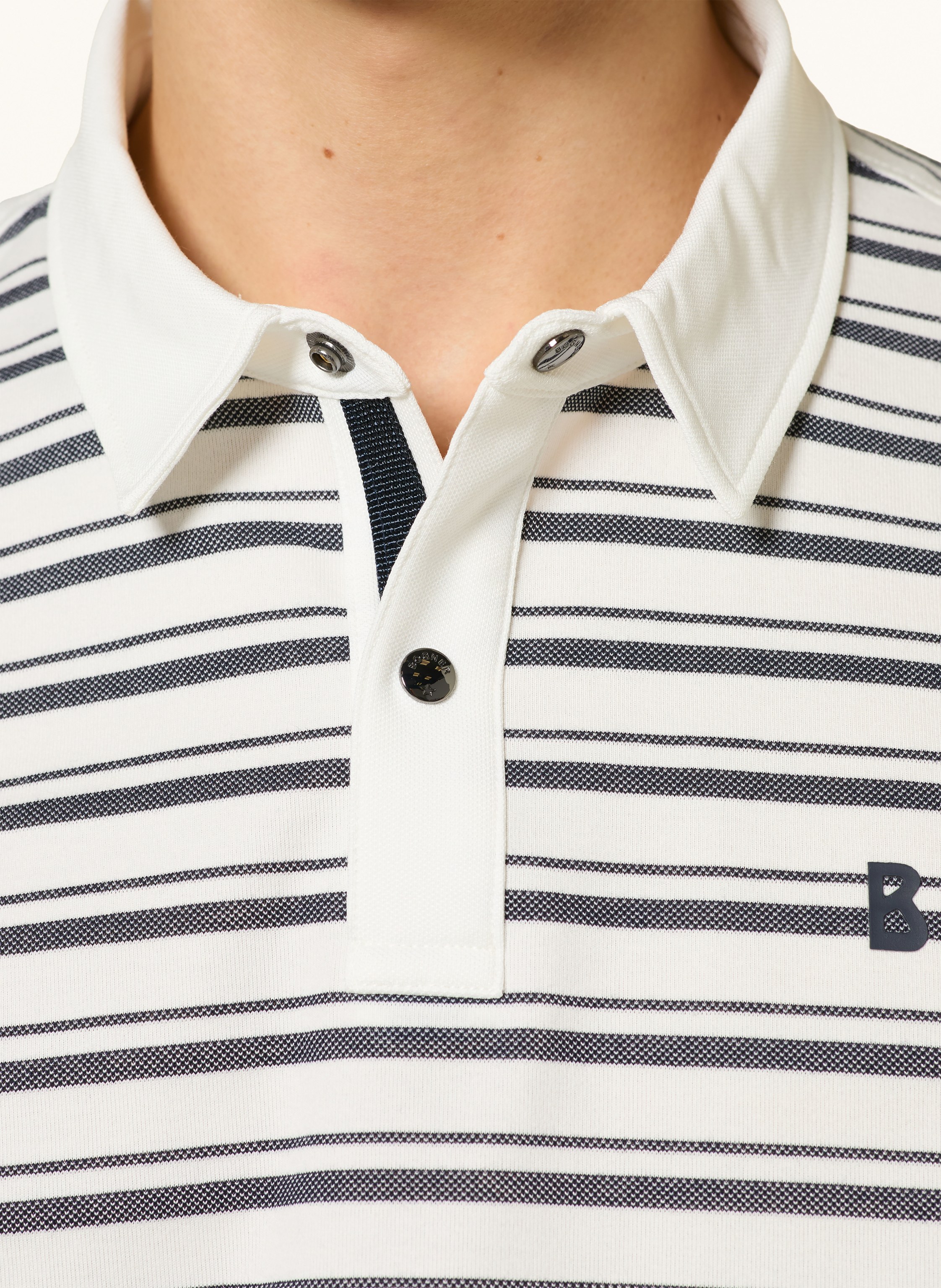 Thumbnail - Bogner Piqué-Poloshirt Timo Regular Fit weiss