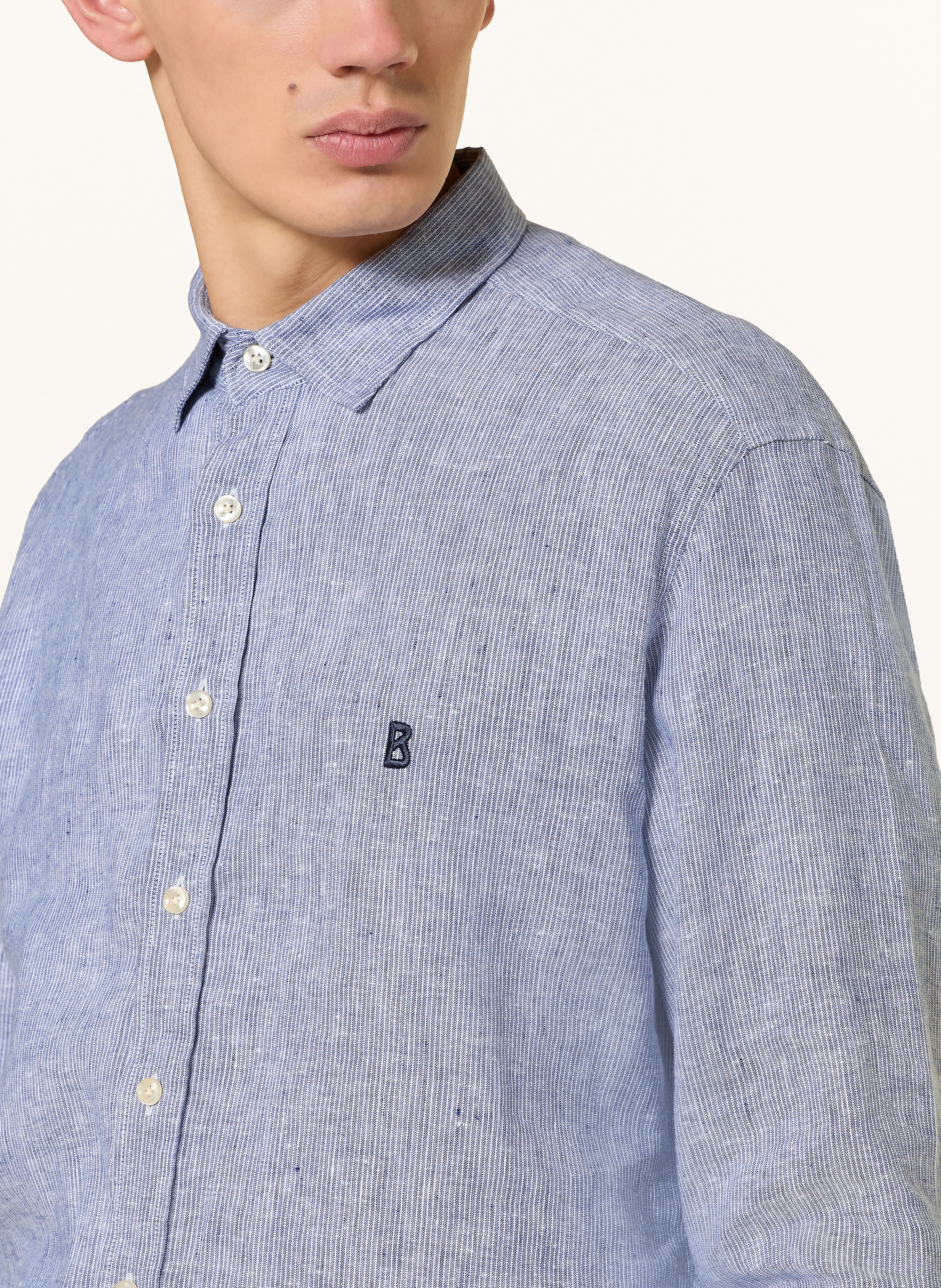 Thumbnail - Bogner Leinenhemd Timi Regular Fit blau