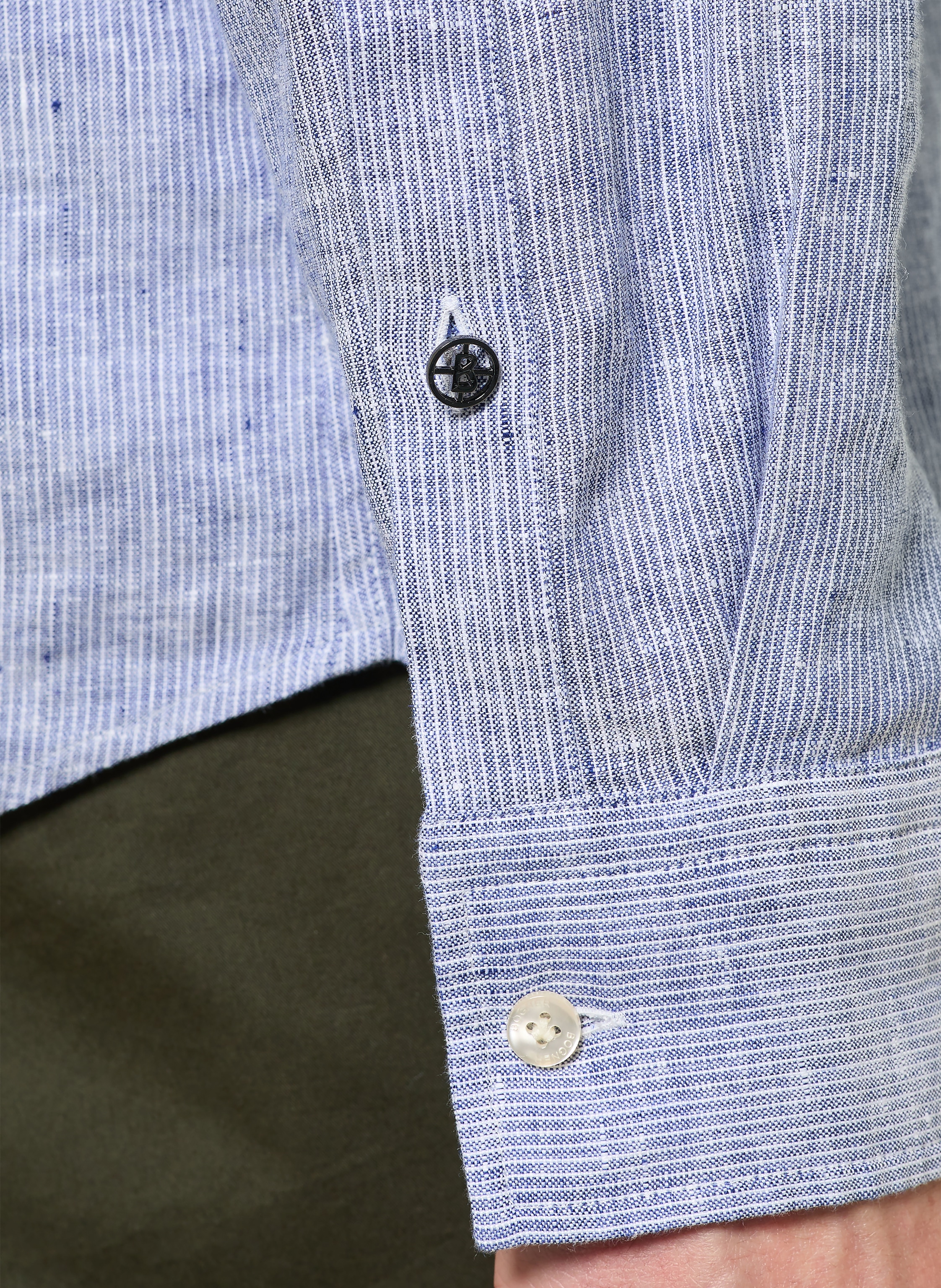 Thumbnail - Bogner Leinenhemd Timi Regular Fit blau