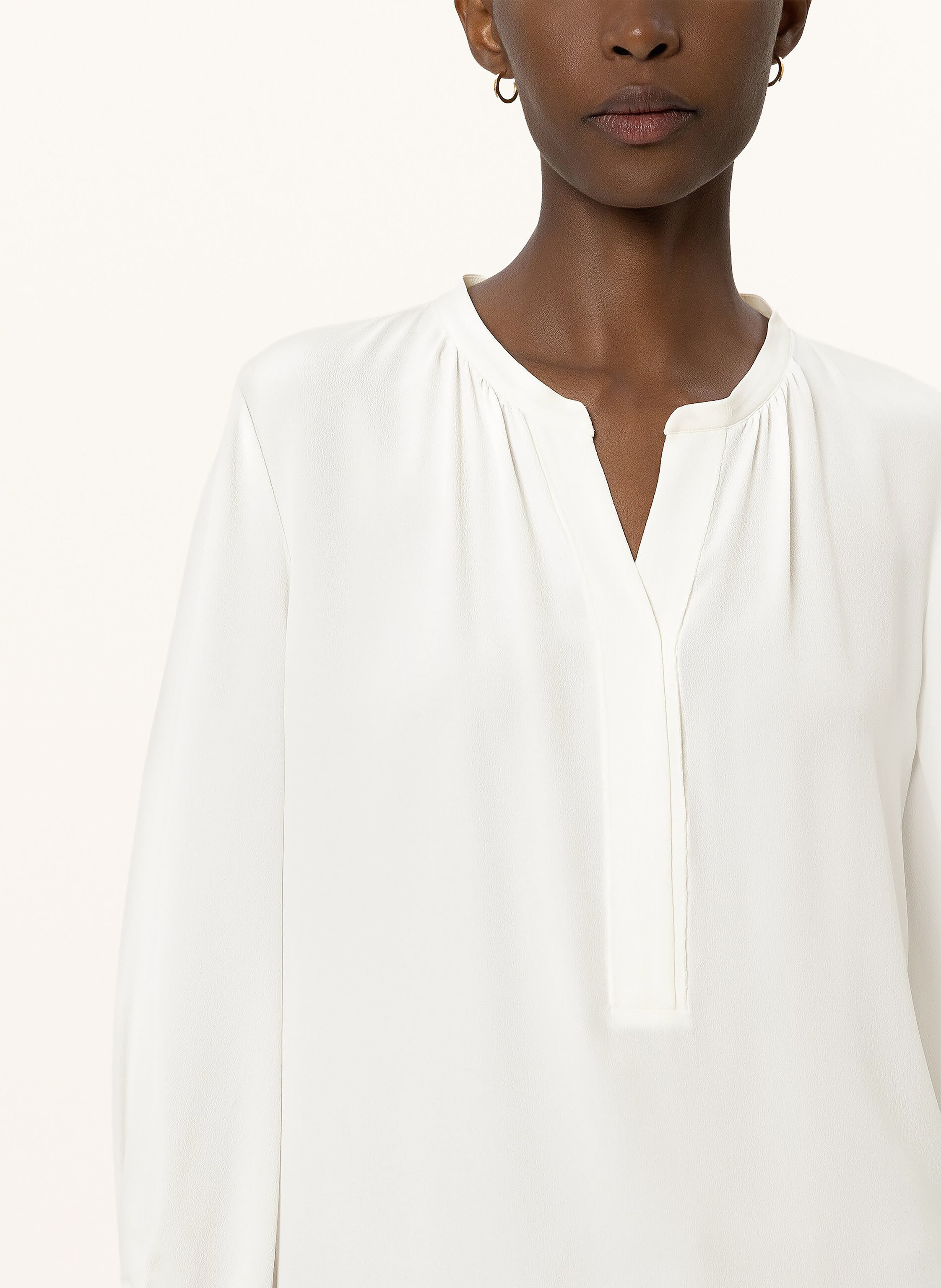 Thumbnail - Luisa Cerano Blusenshirt Mit Seide weiss