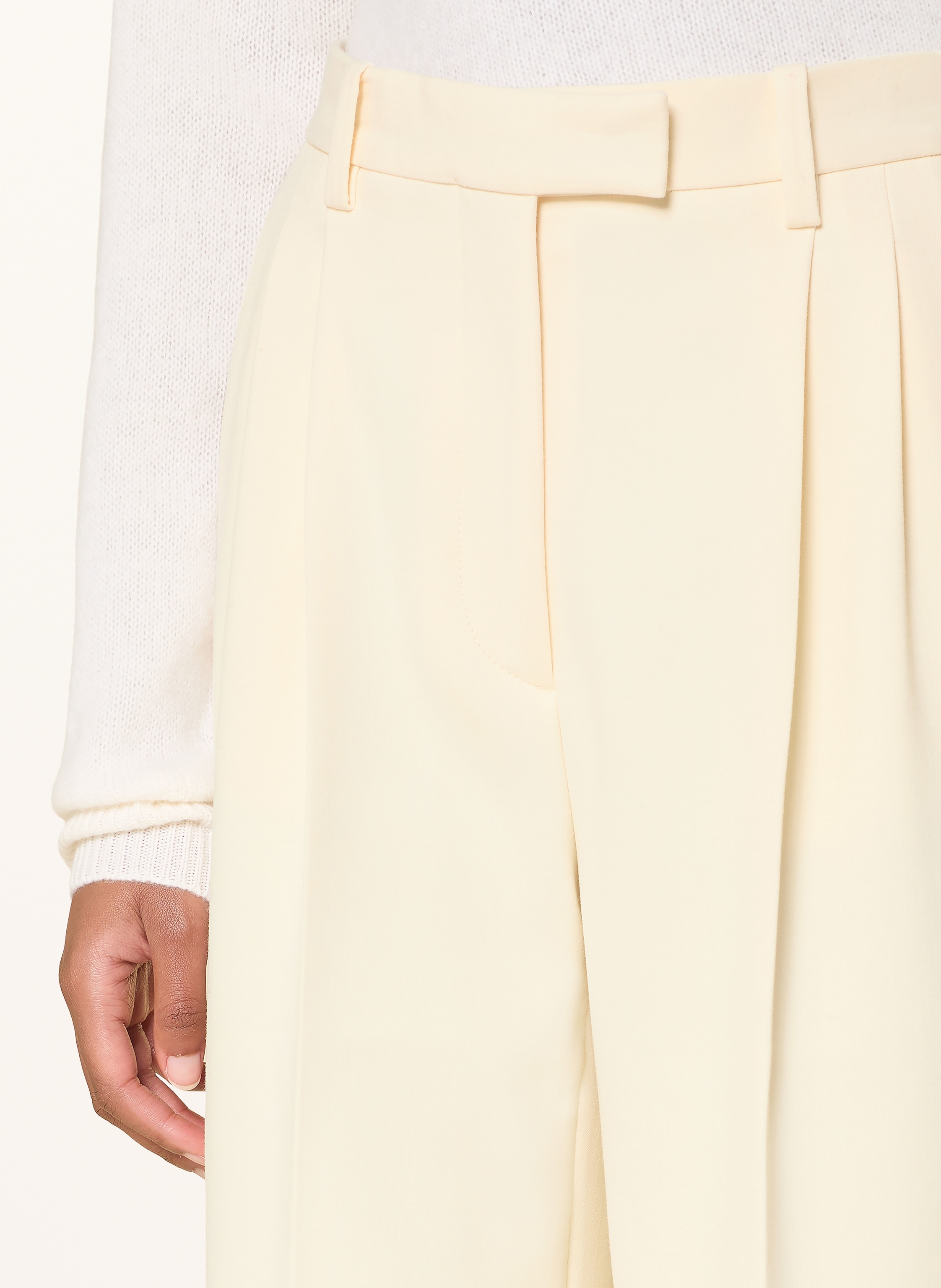 Thumbnail - Almada Label Marlenehose Amel weiss