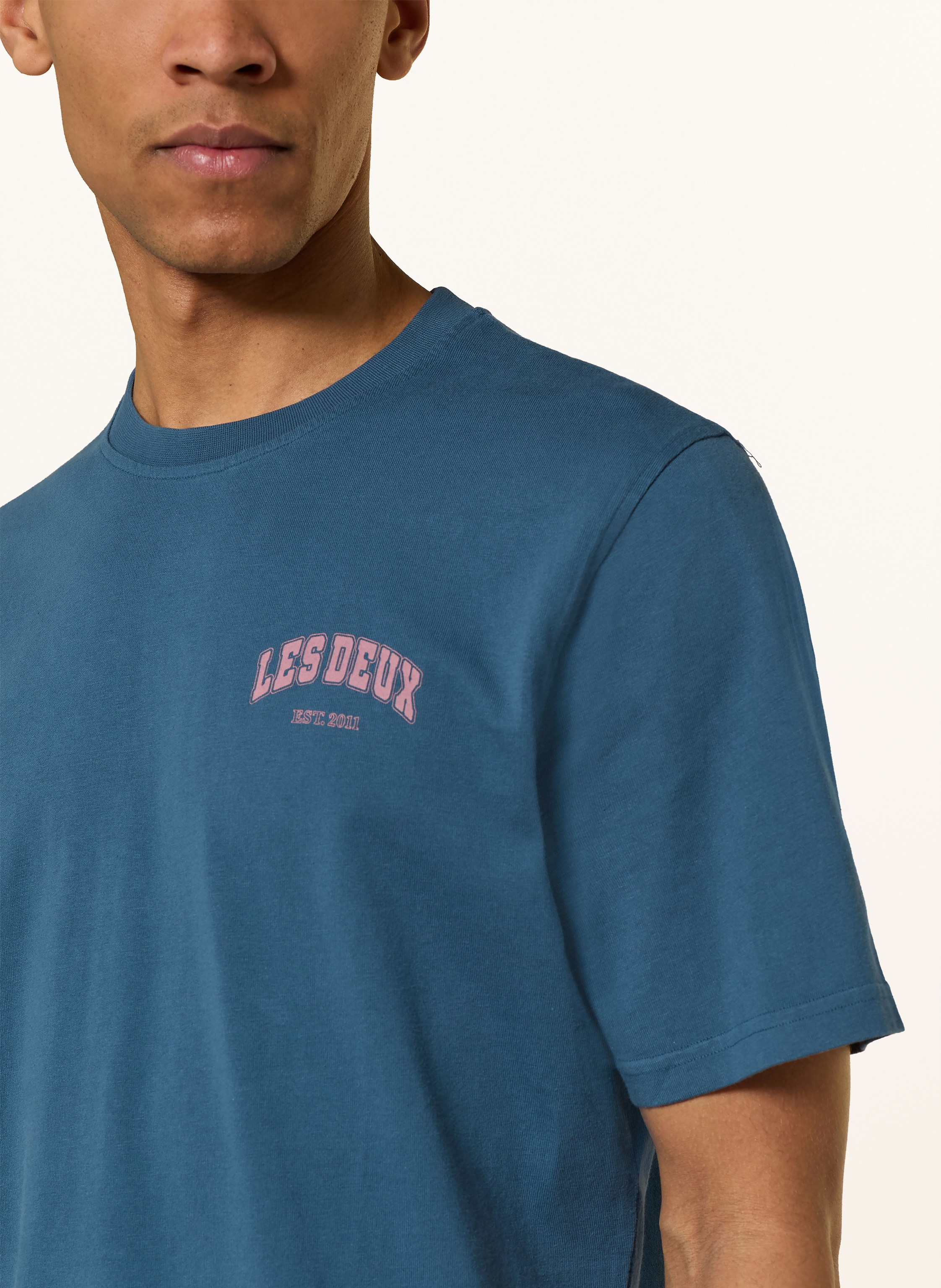 Thumbnail - Les Deux T-Shirt Brady blau