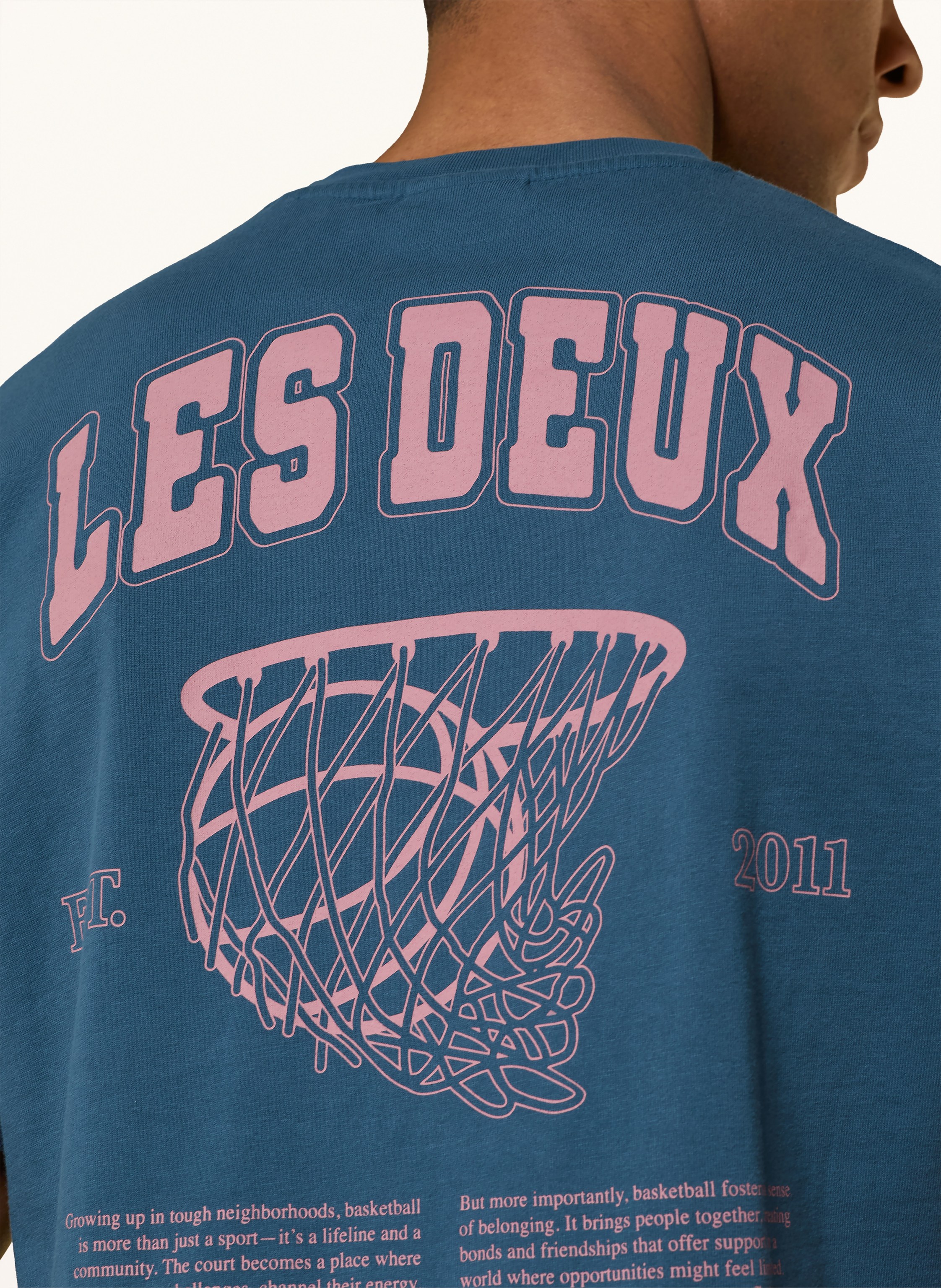 Thumbnail - Les Deux T-Shirt Brady blau